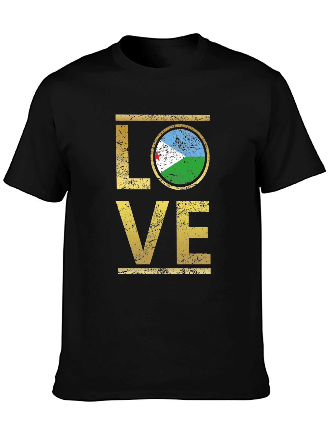 Djibouti Flag LOVE T-Shirt