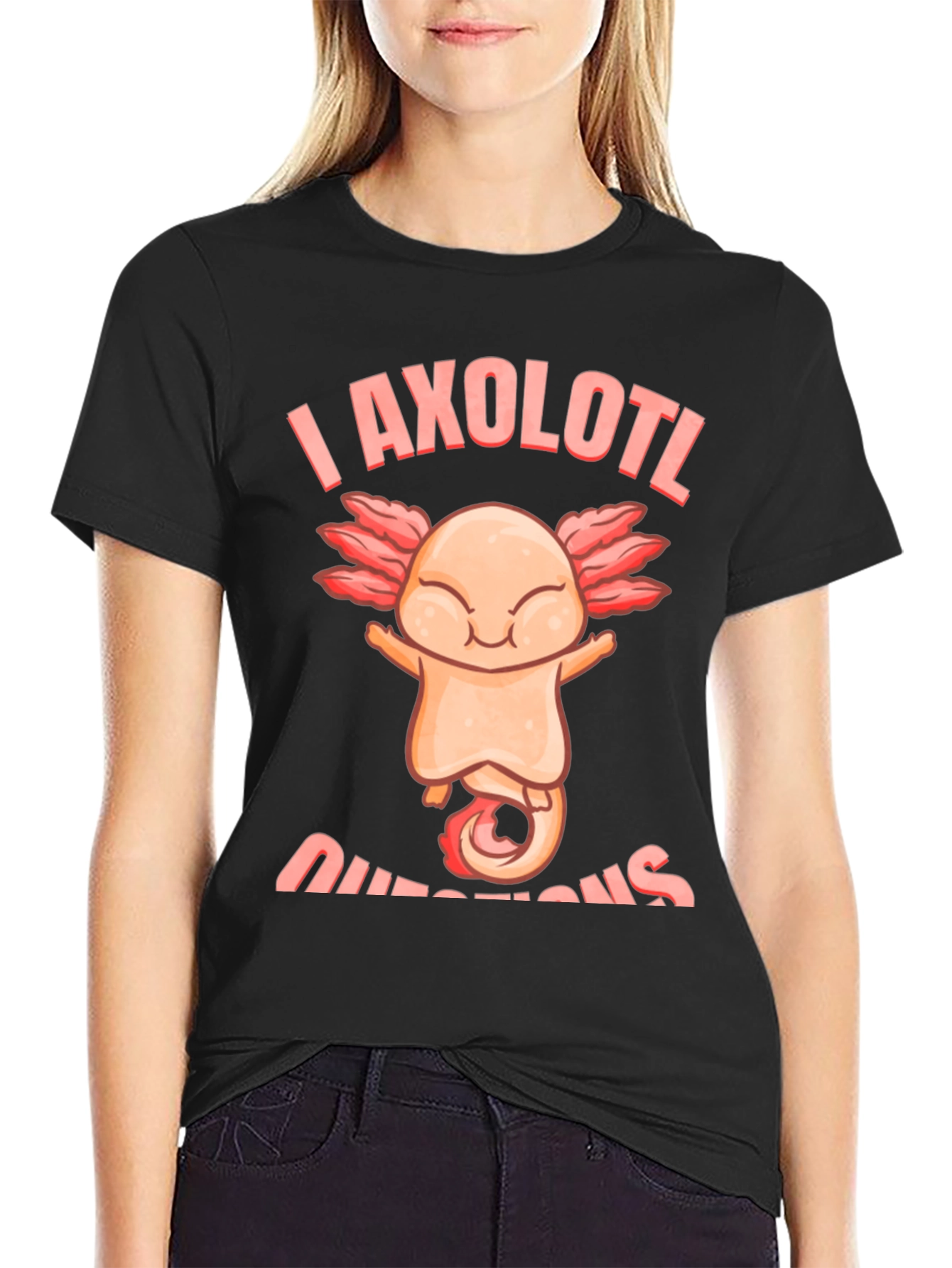 I Axolotl Questions T-Shirt - Funny Axolotl Lover Tee