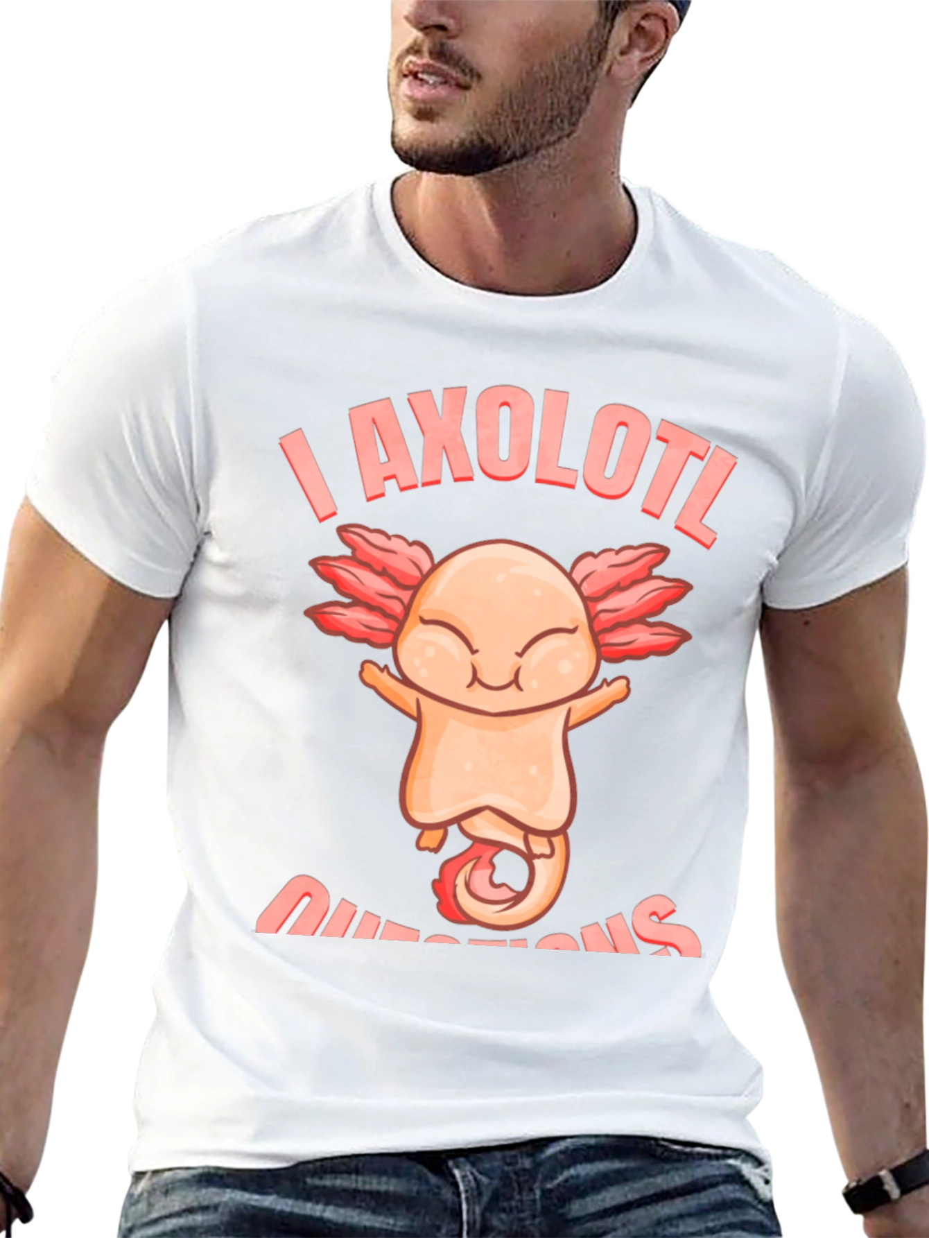 I Axolotl Questions T-Shirt - Funny Axolotl Lover Tee