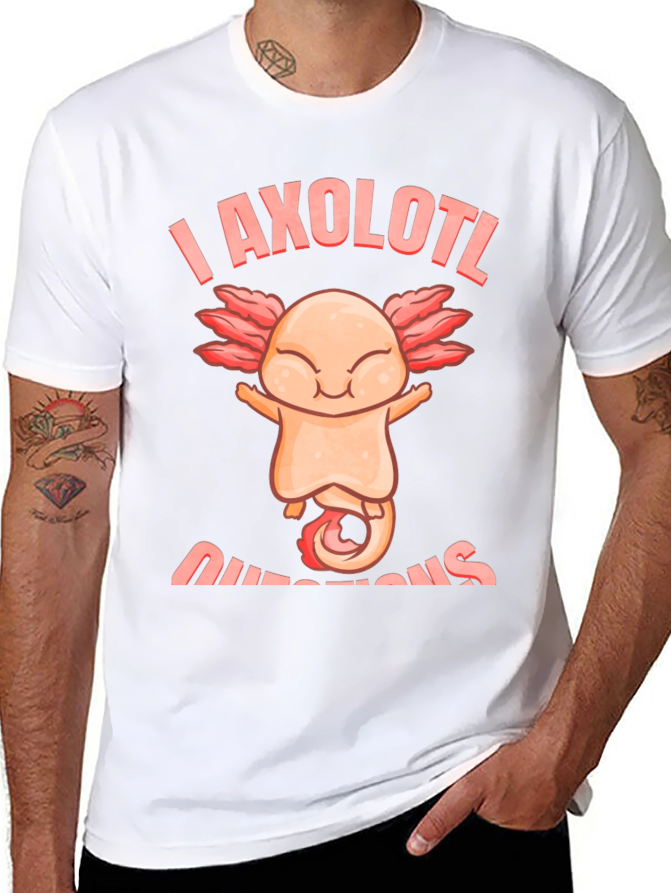 I Axolotl Questions T-Shirt - Funny Axolotl Lover Tee