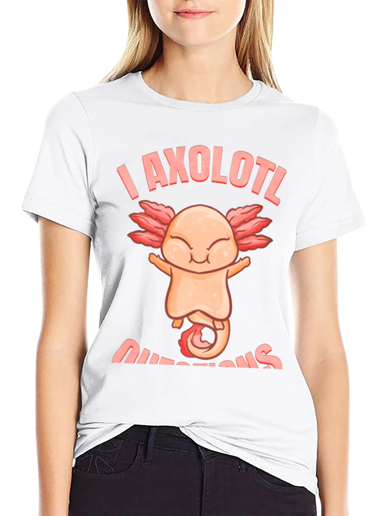 I Axolotl Questions T-Shirt - Funny Axolotl Lover Tee