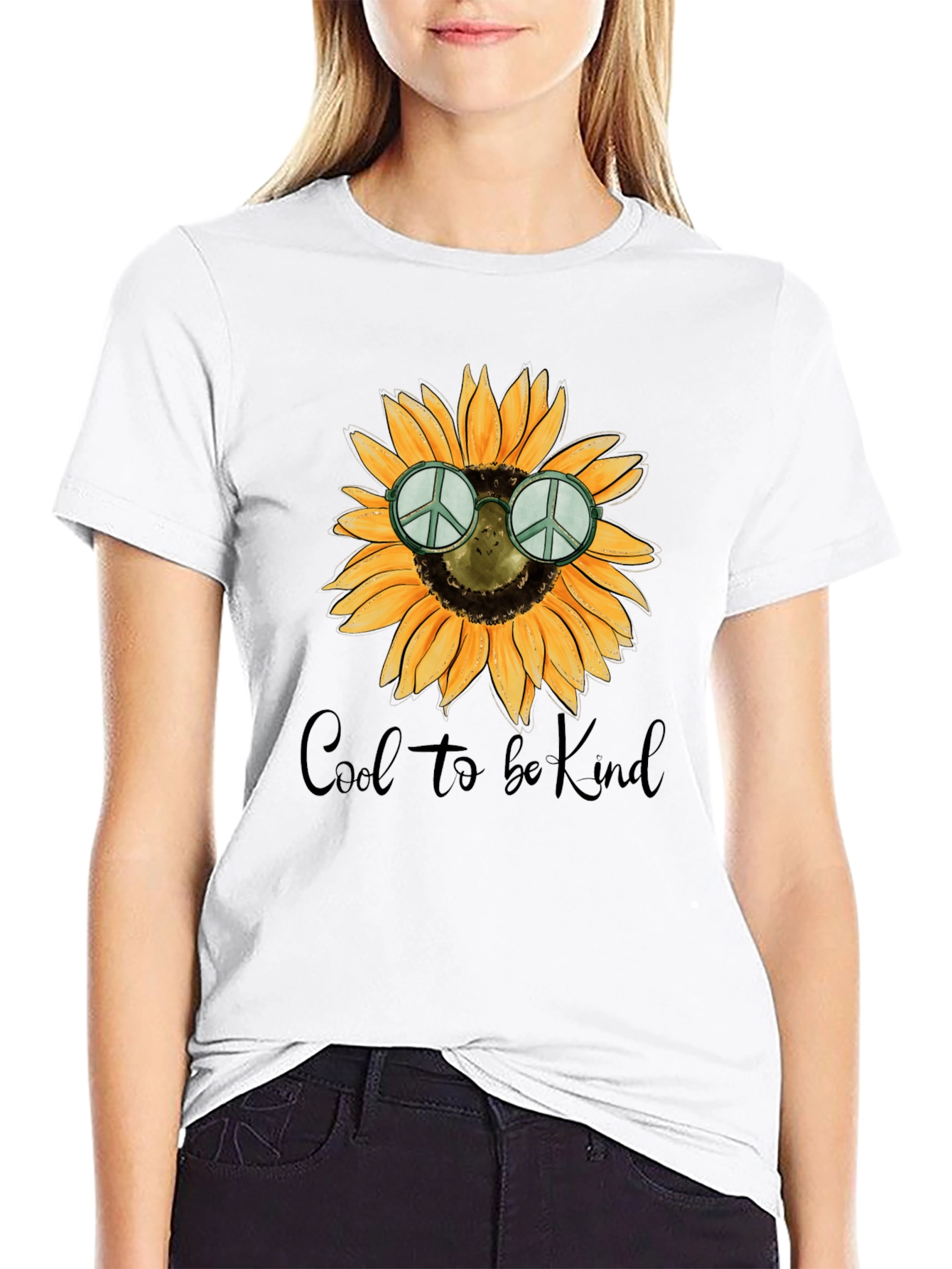 Cool to be Kind Sunflower Graphic Tee