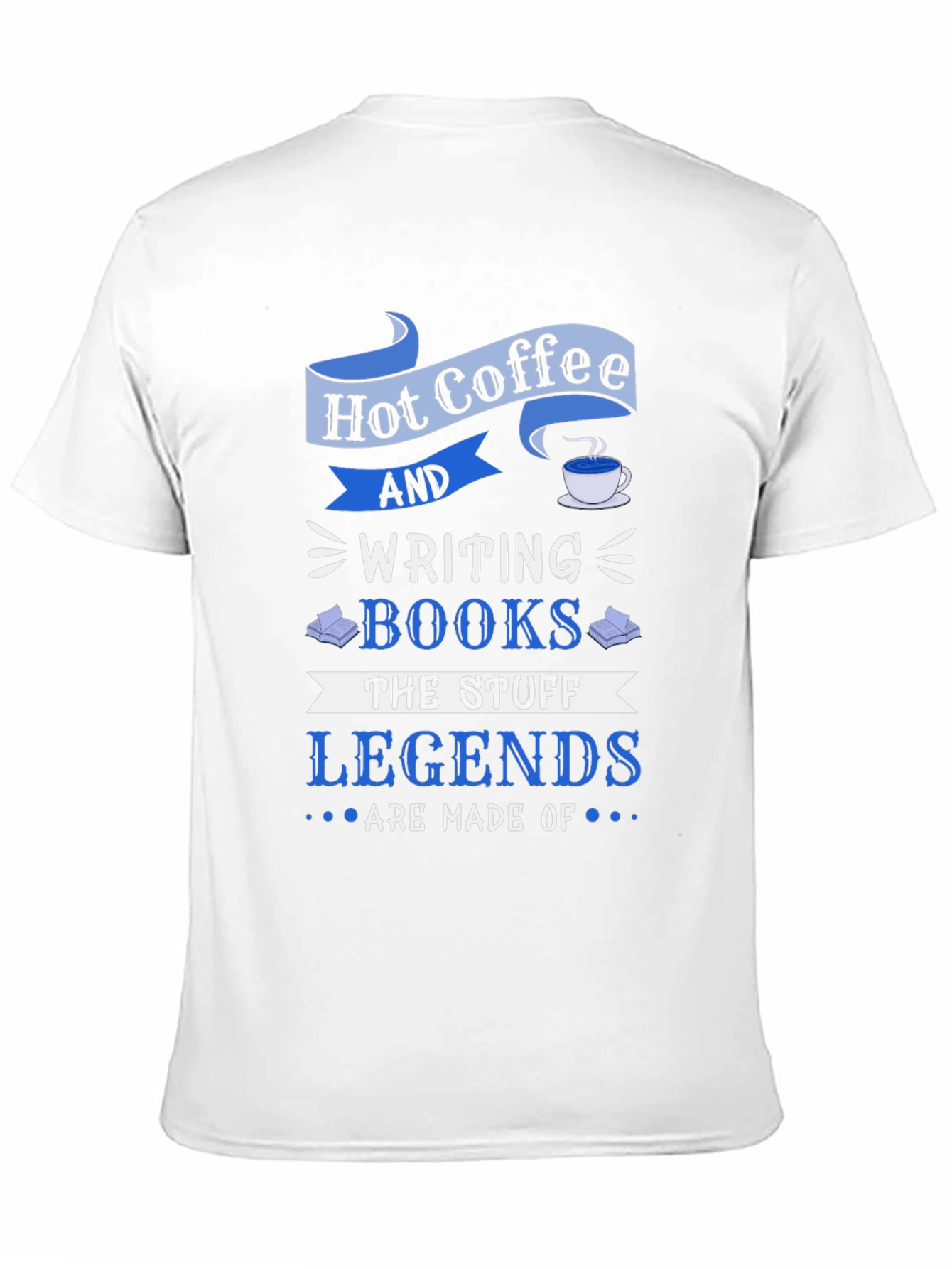 Hot Coffee and Writing Books T-Shirt