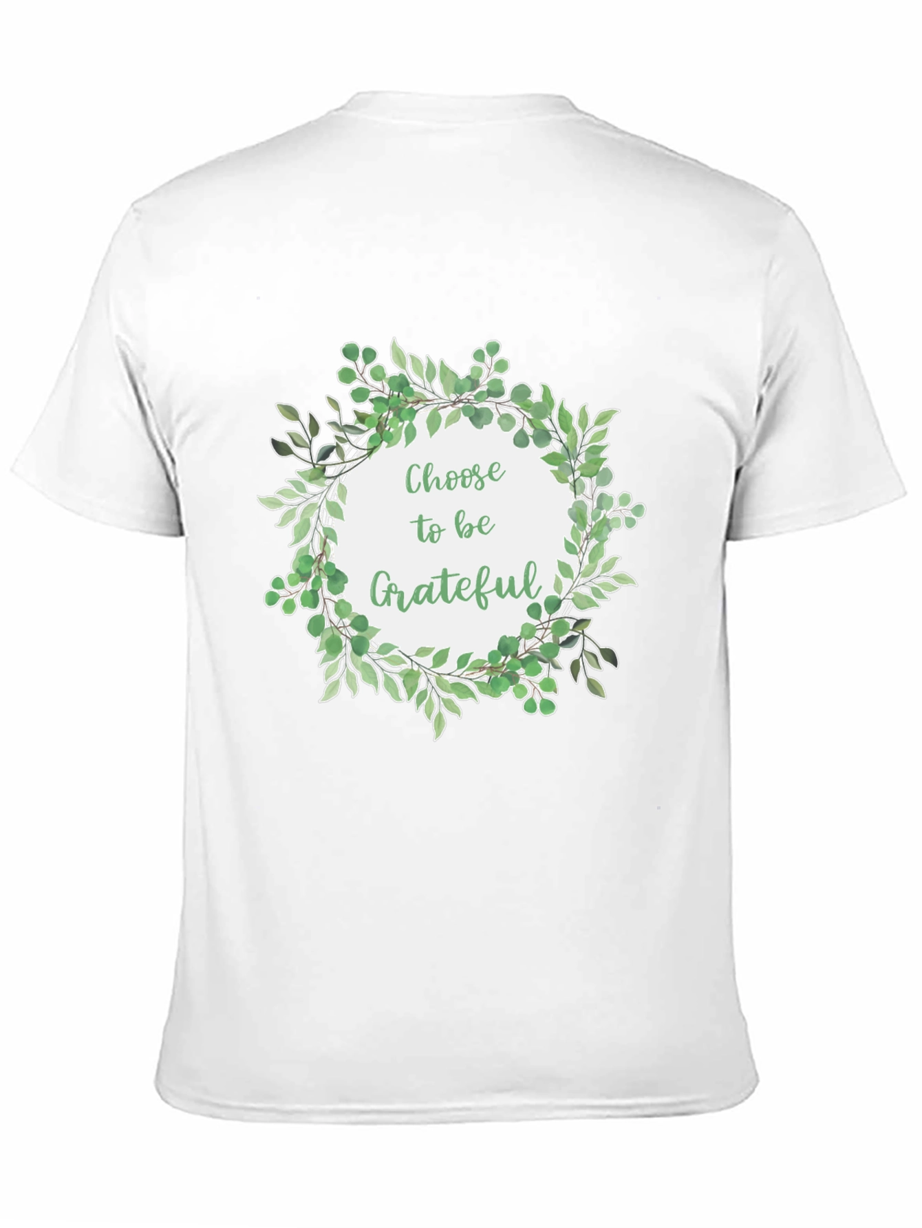 Grateful Wreath Graphic T-Shirt - Black