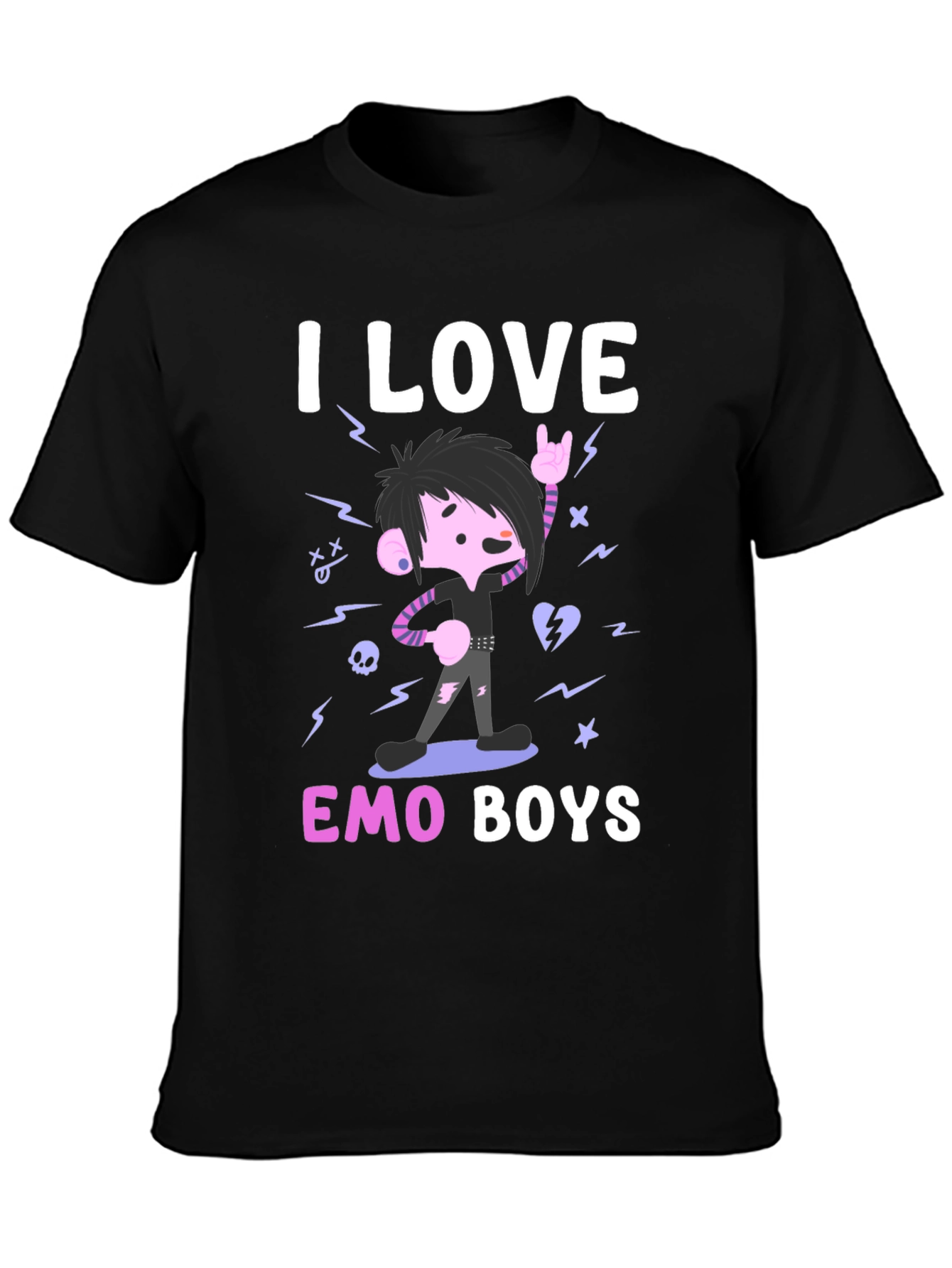 I Love Emo Boys T-Shirt