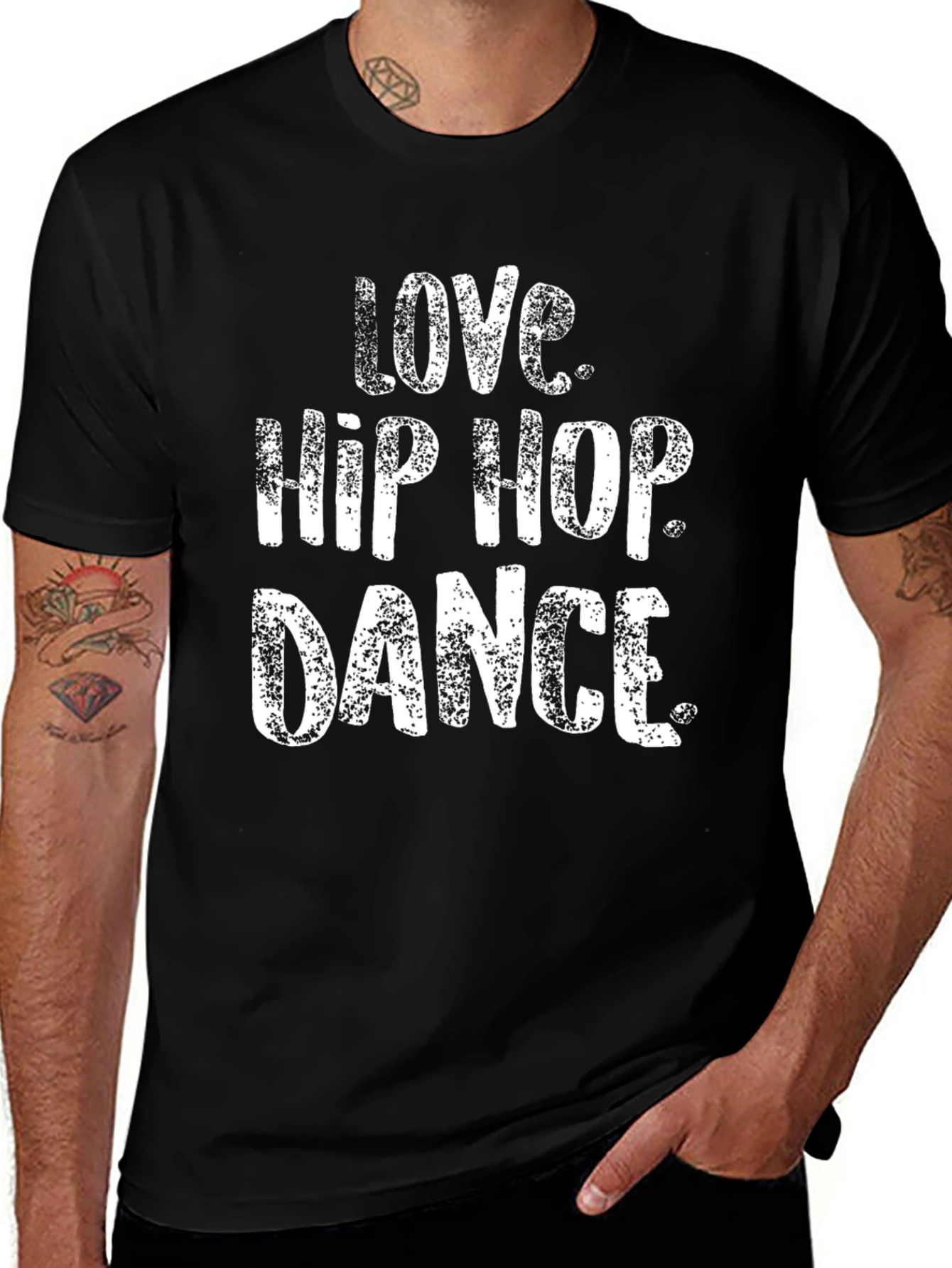 Love Hip Hop Dance Graphic T-Shirt