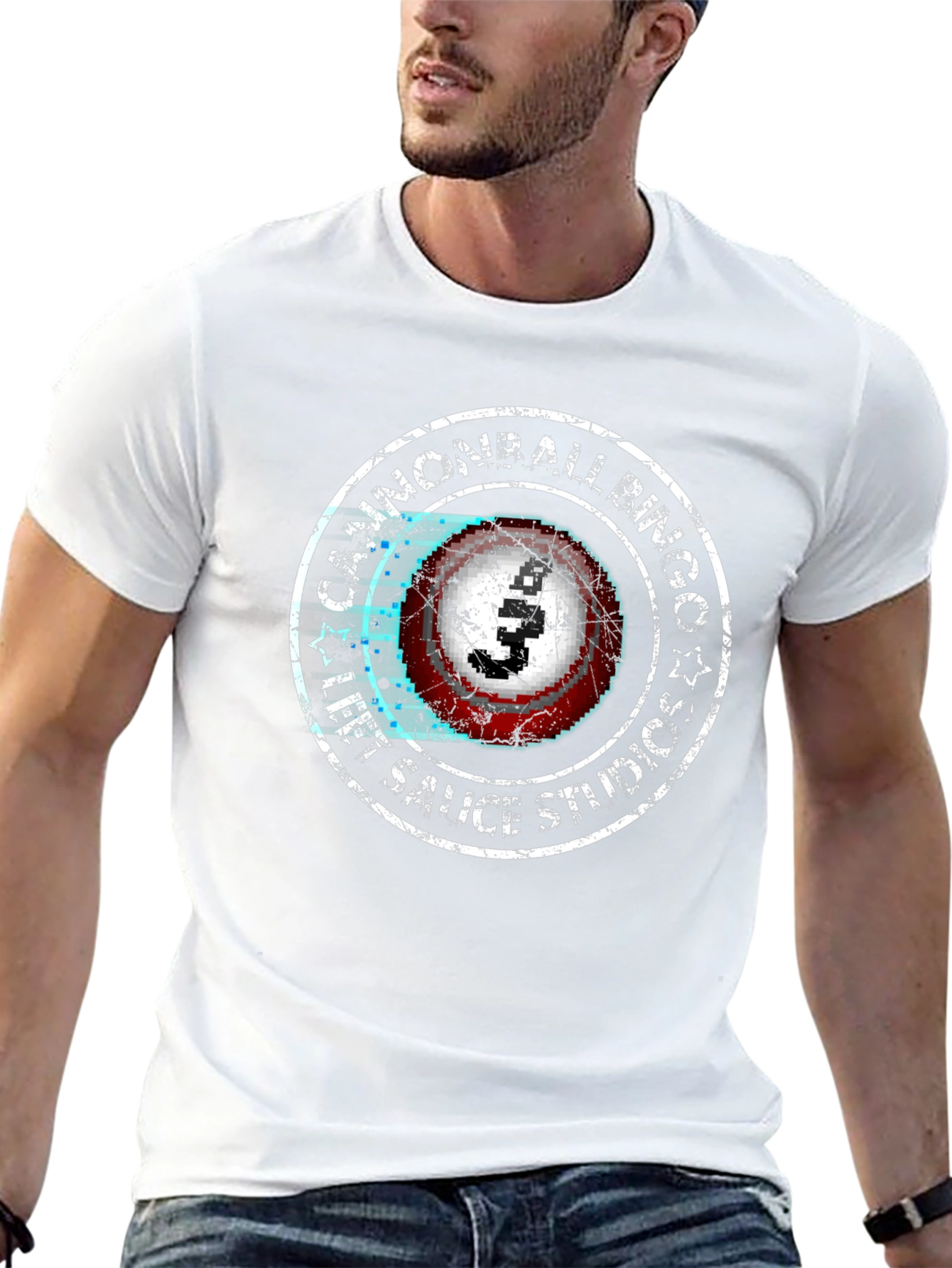 Cannonball Bingo T-Shirt - Left Sauce Studios