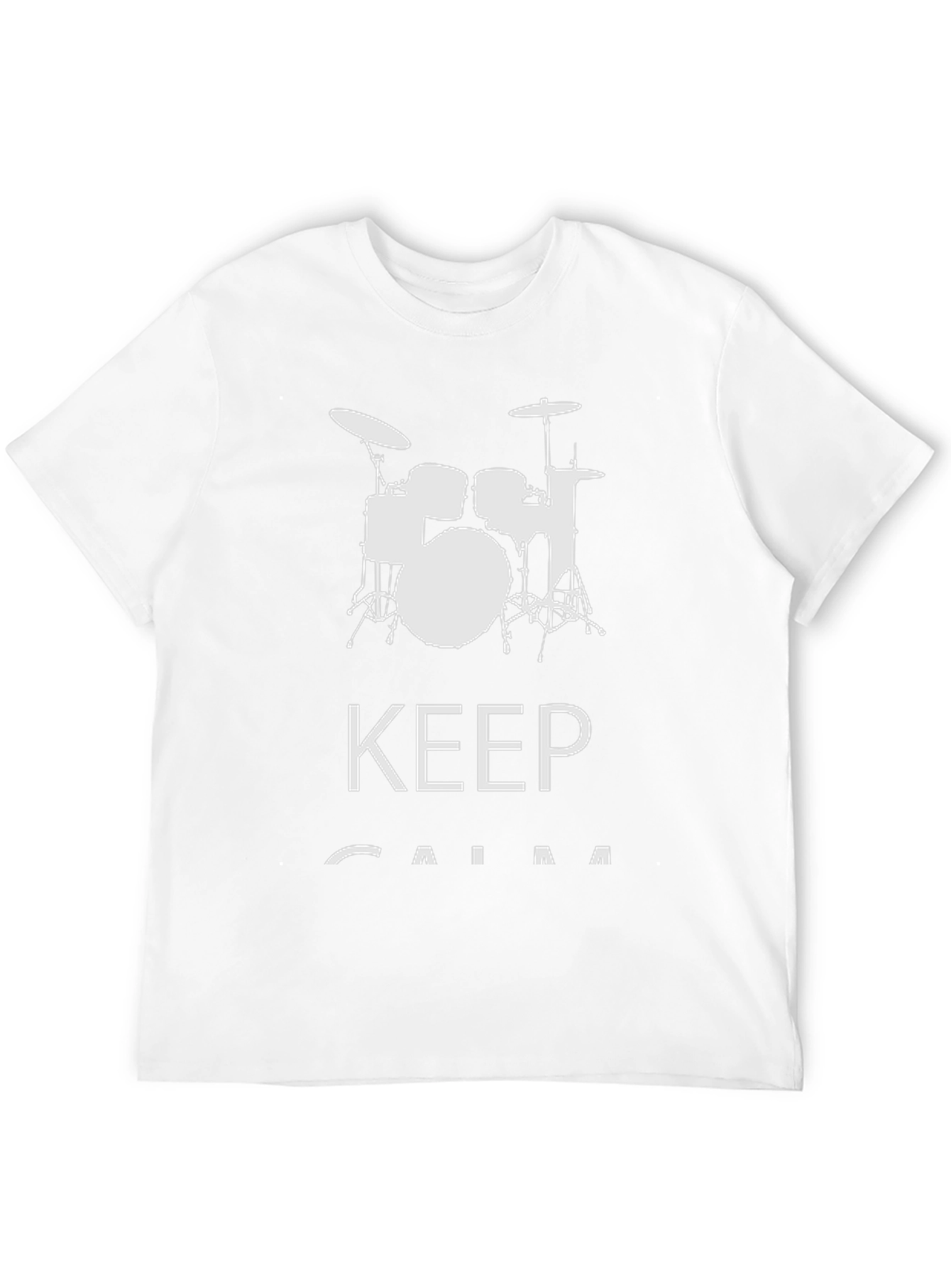 Keep Calm Drummer T-Shirt - Music Lover Tee