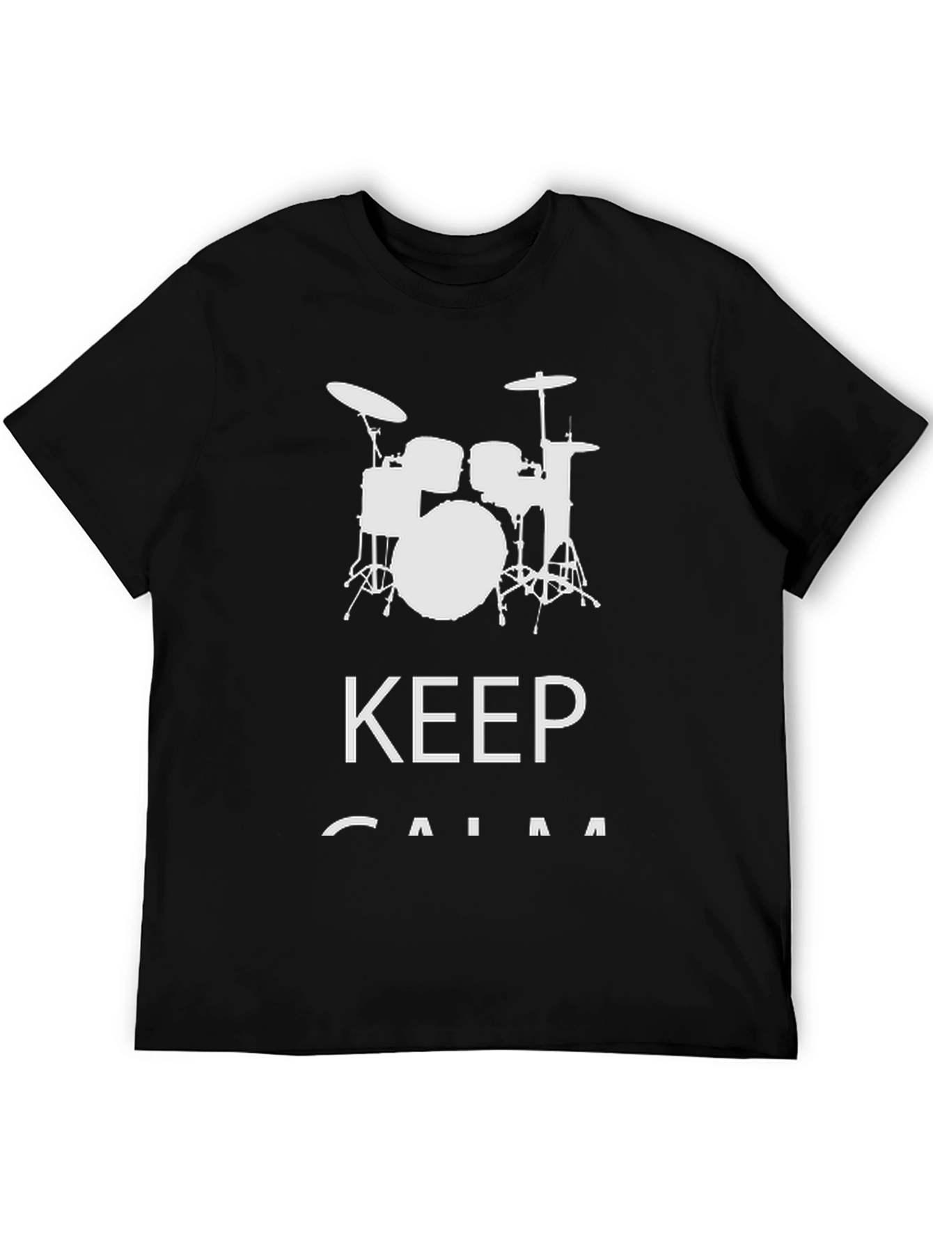 Keep Calm Drummer T-Shirt - Music Lover Tee