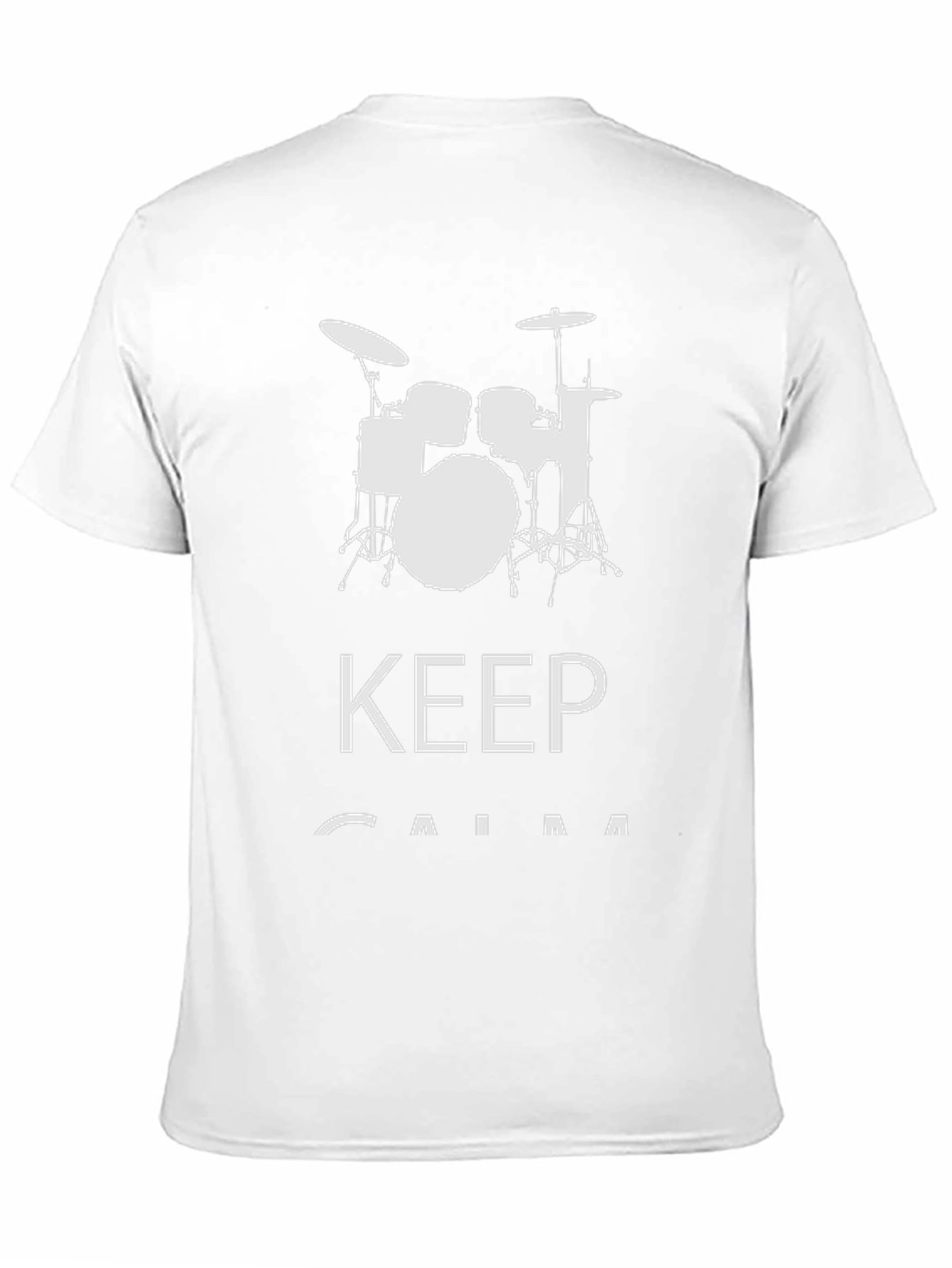 Keep Calm Drummer T-Shirt - Music Lover Tee