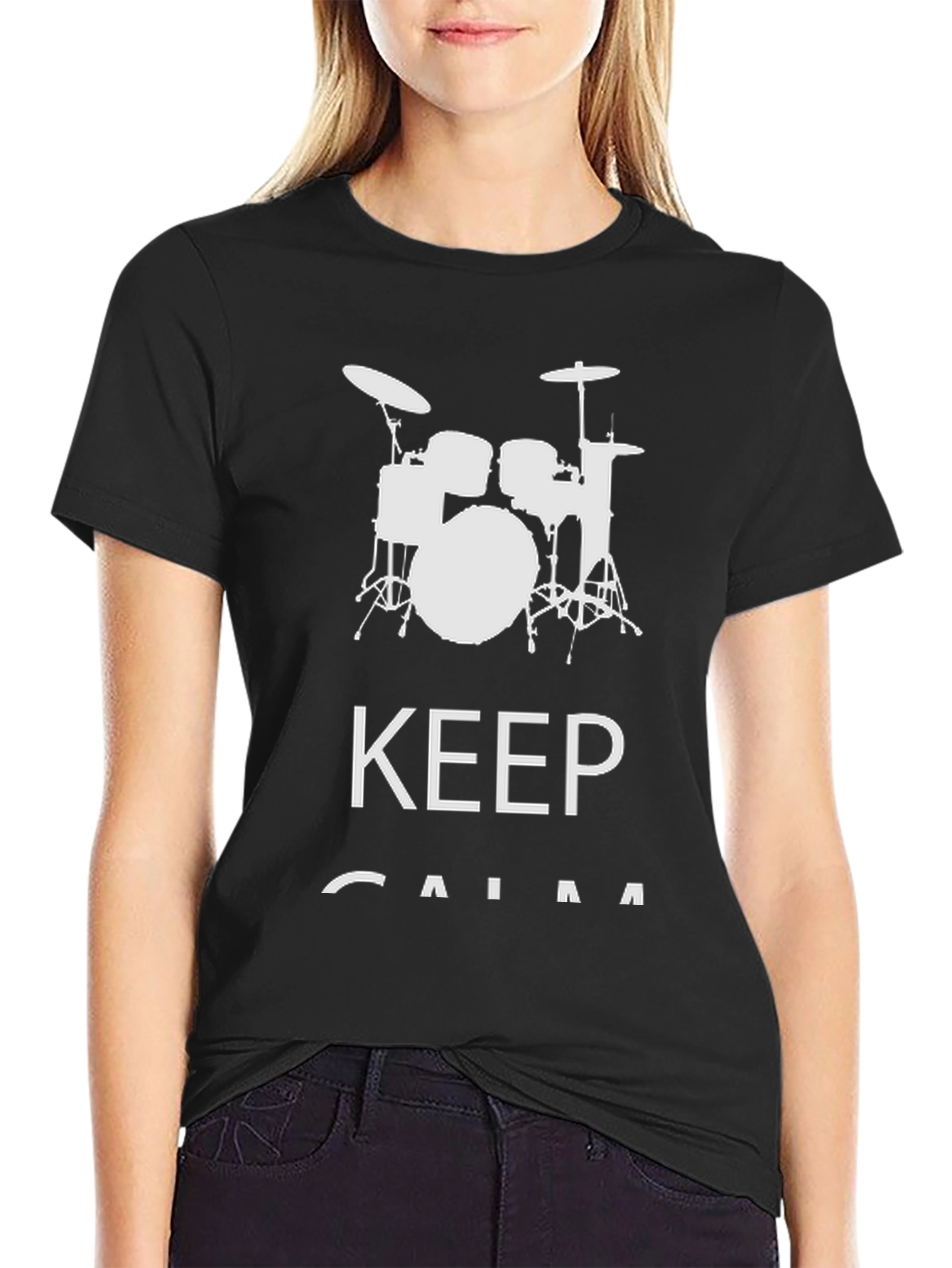 Keep Calm Drummer T-Shirt - Music Lover Tee