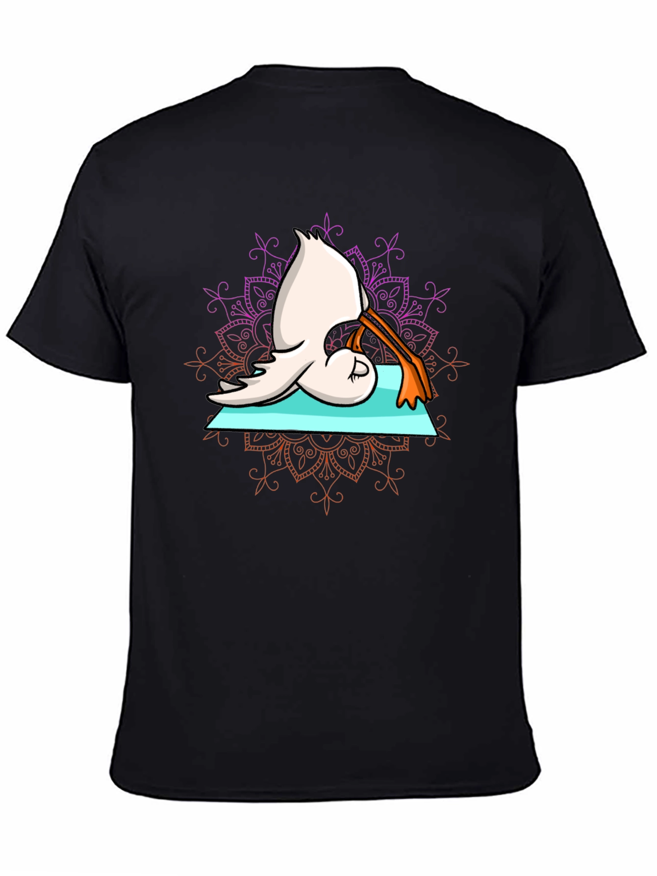 Yoga Goose Tee - Downward Dog Design