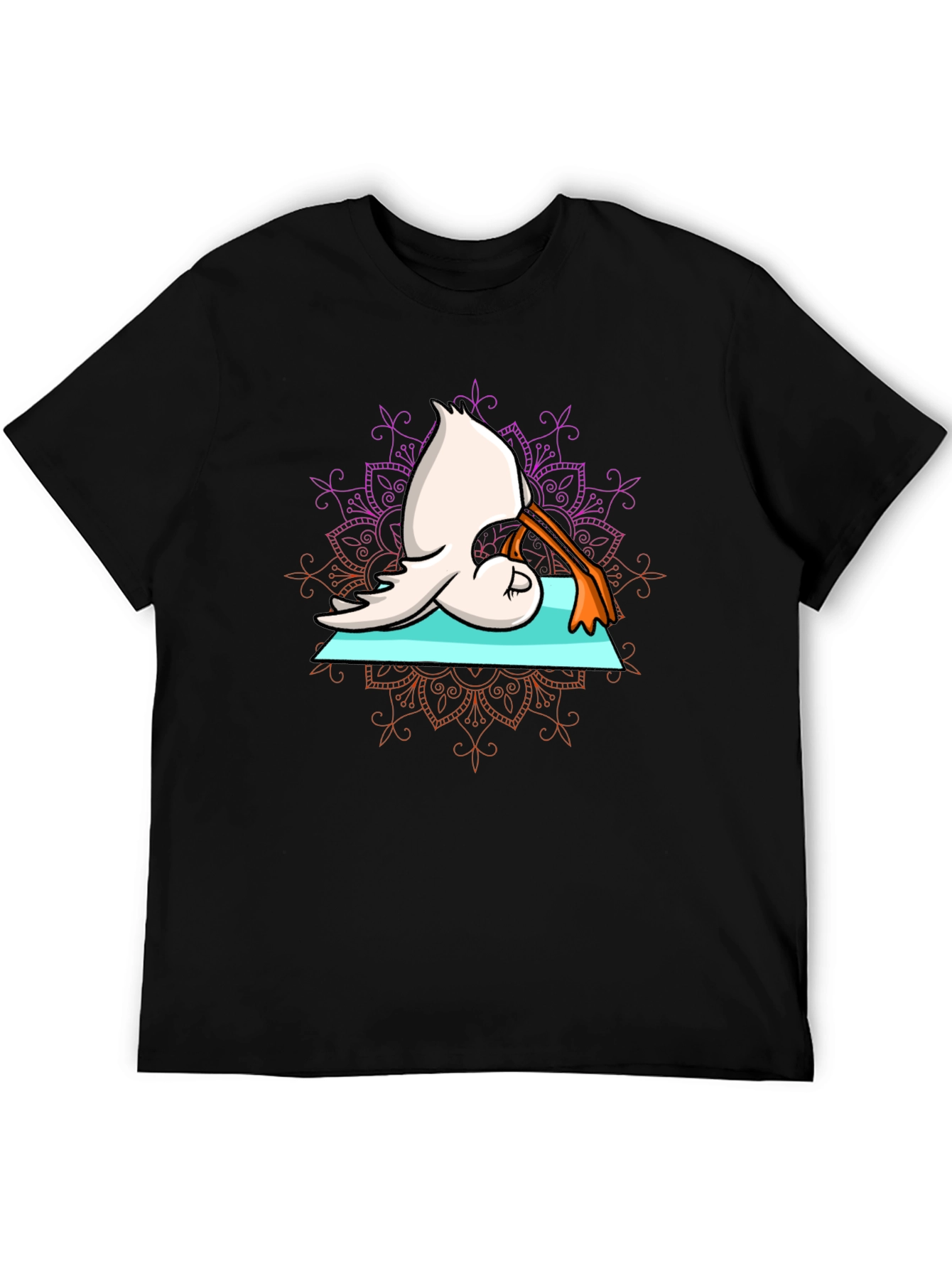 Yoga Goose Tee - Downward Dog Design