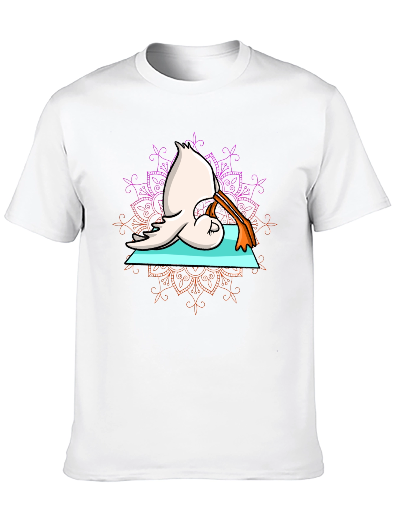 Yoga Goose Tee - Downward Dog Design