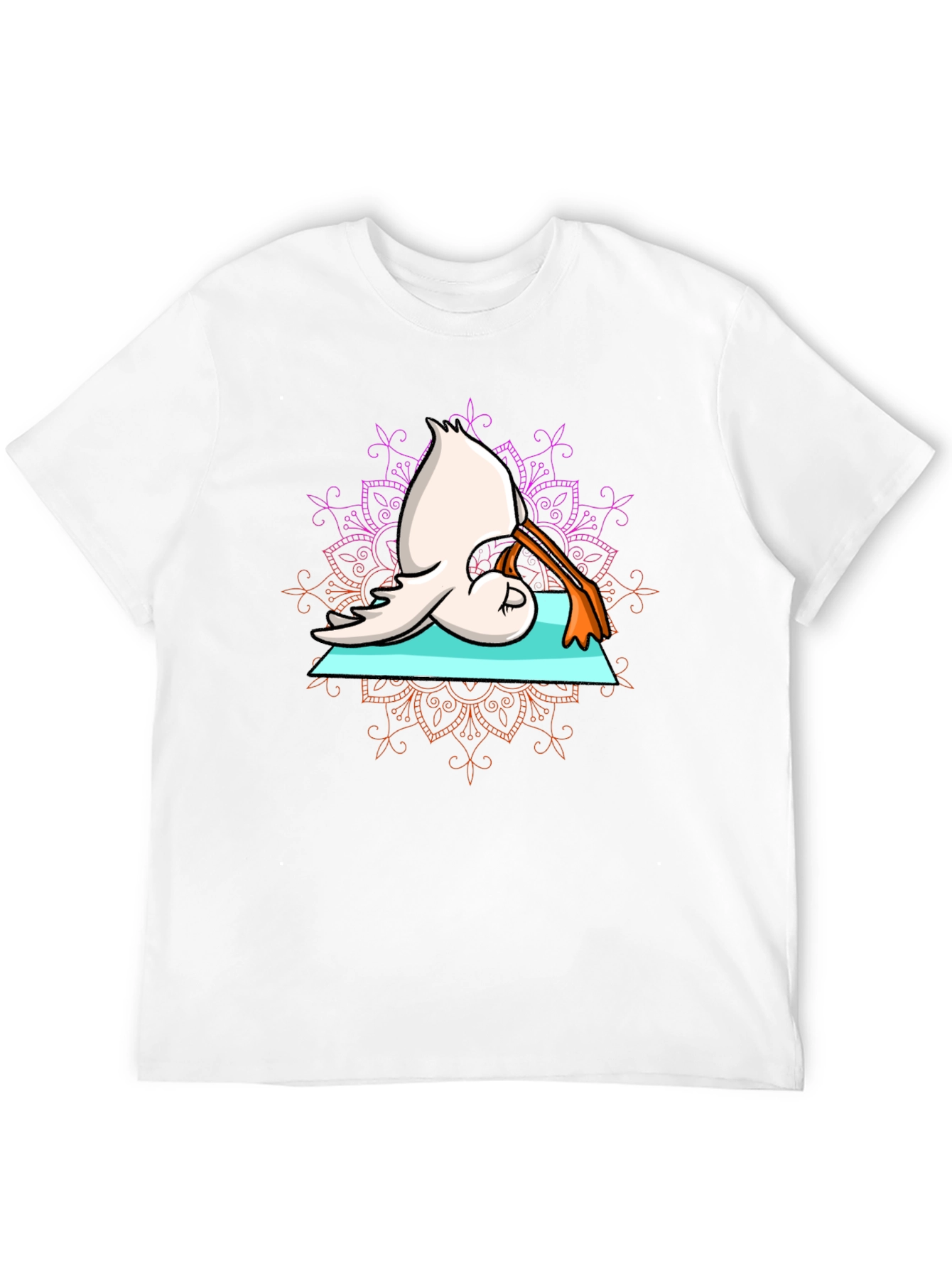 Yoga Goose Tee - Downward Dog Design