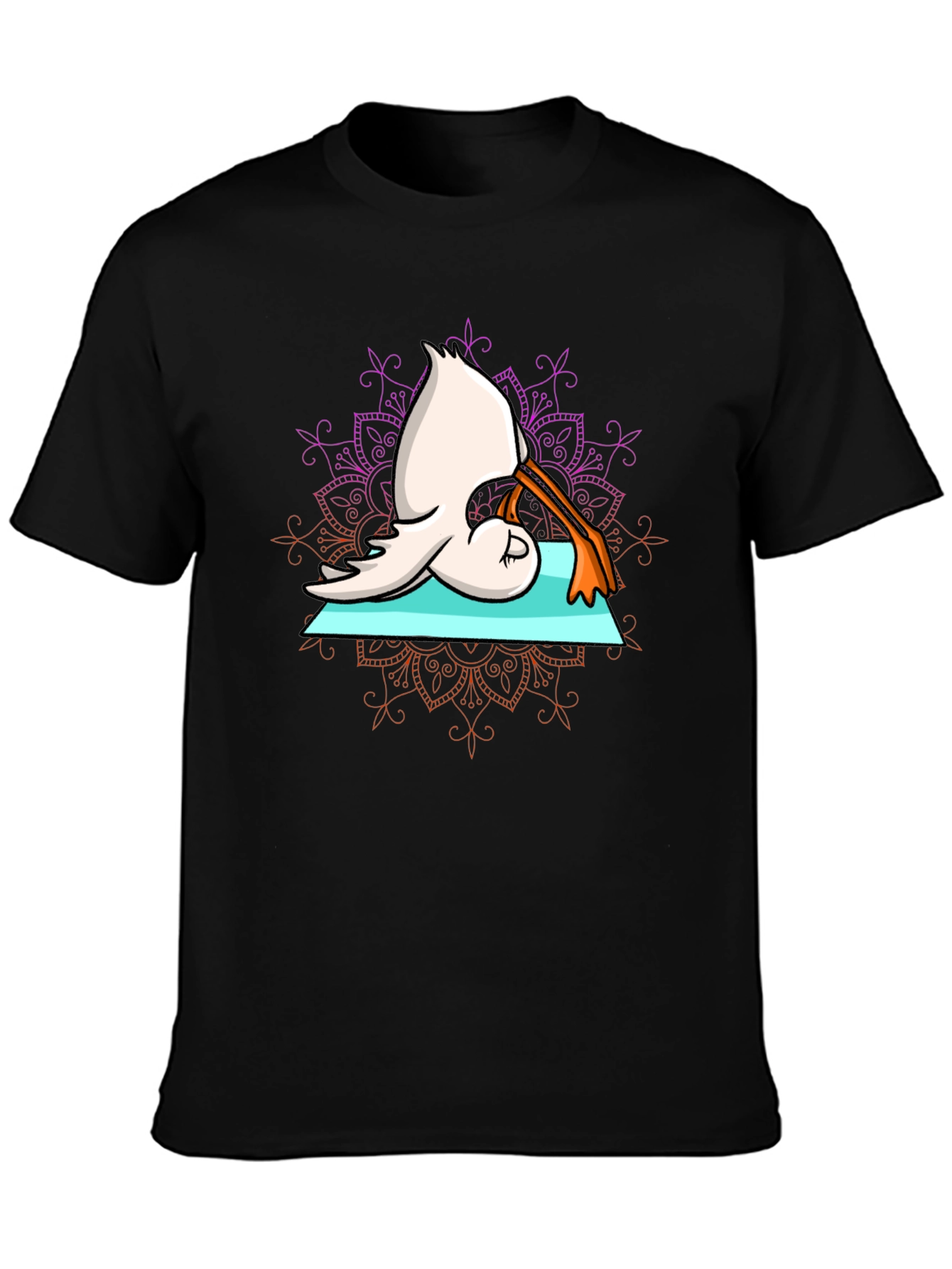 Yoga Goose Tee - Downward Dog Design