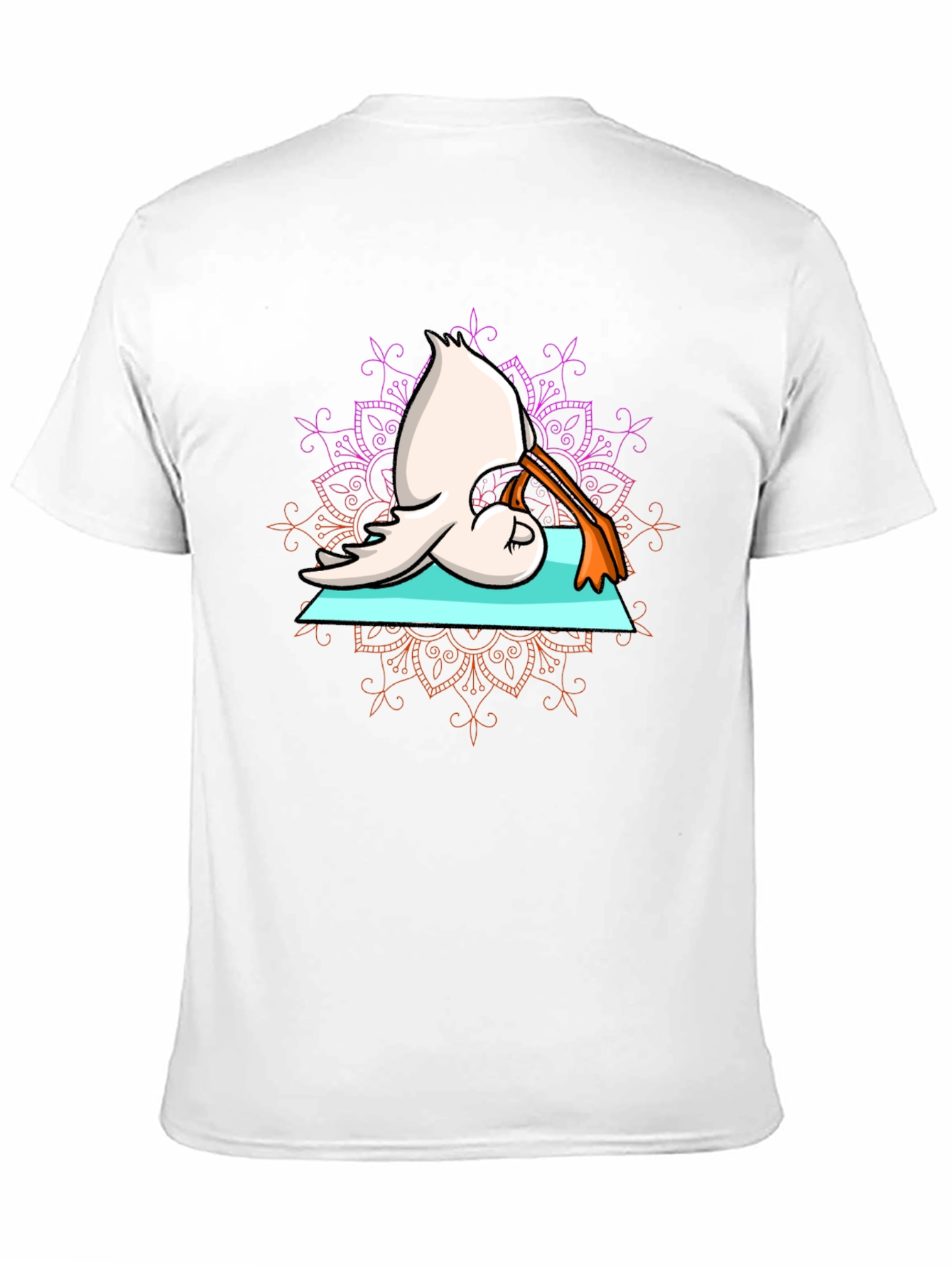 Yoga Goose Tee - Downward Dog Design