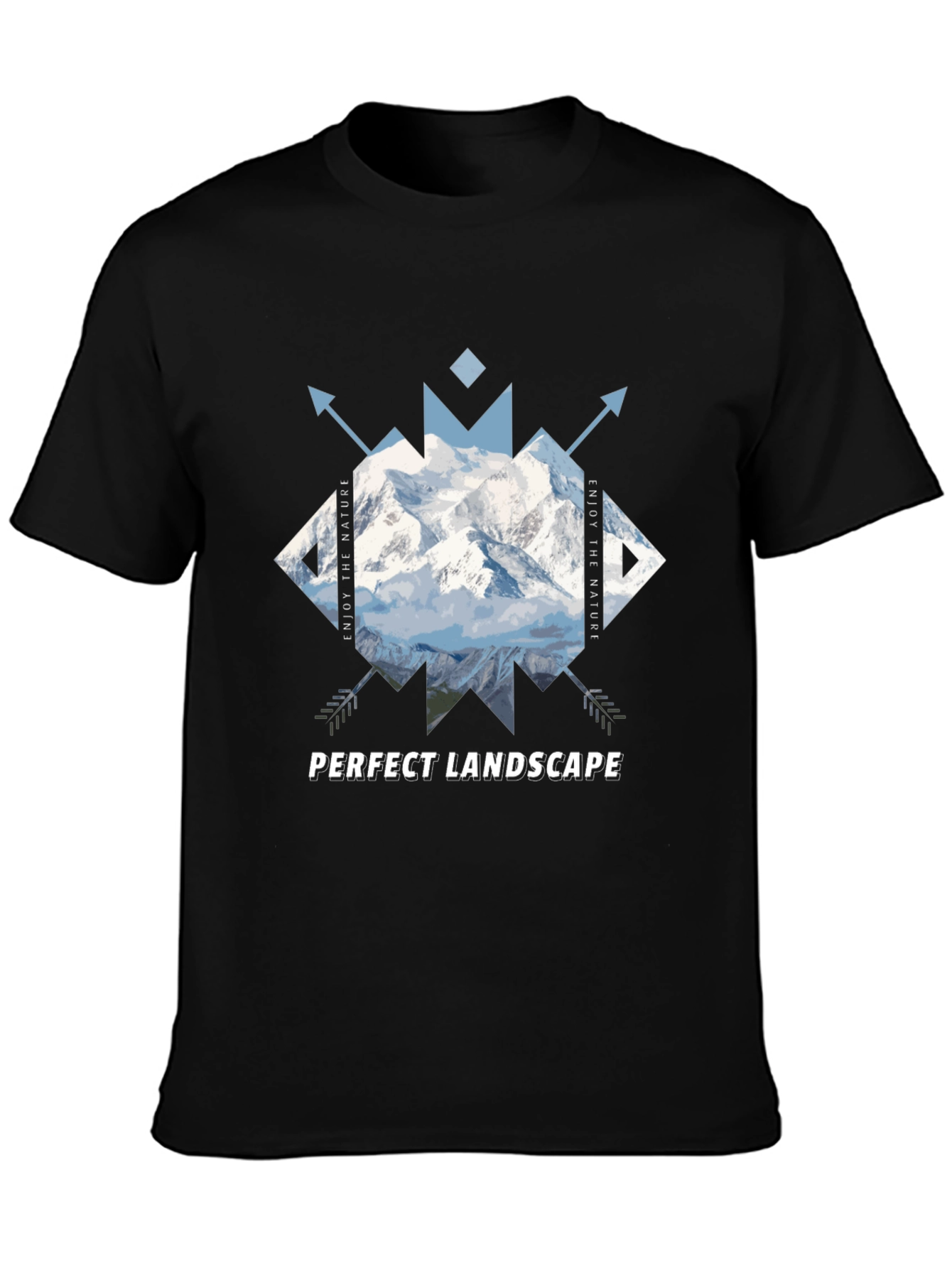 Mountain Graphic Tee - Perfect Landscape Design
