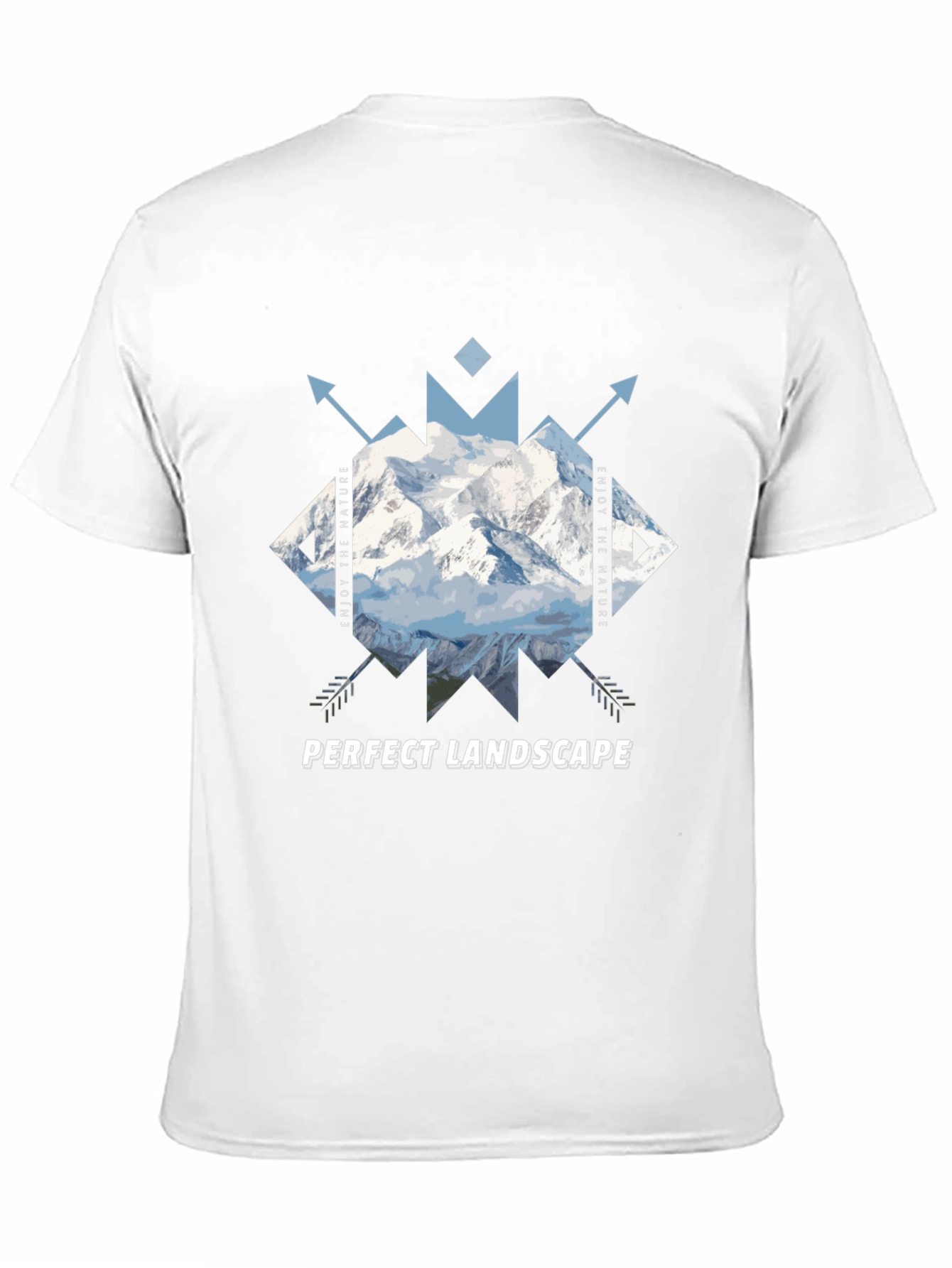 Mountain Graphic Tee - Perfect Landscape Design