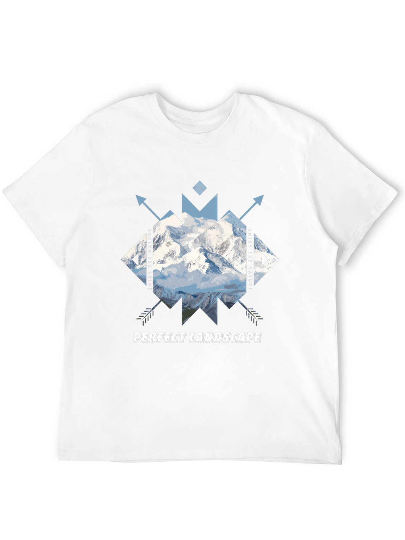 Mountain Graphic Tee - Perfect Landscape Design