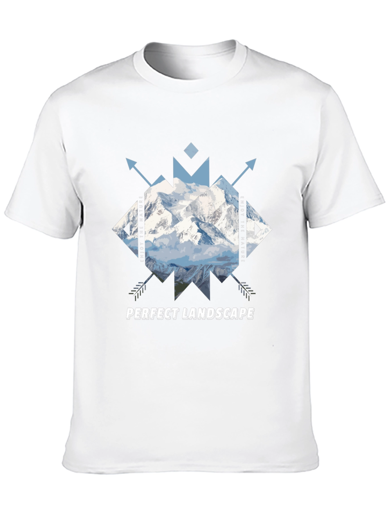 Mountain Graphic Tee - Perfect Landscape Design
