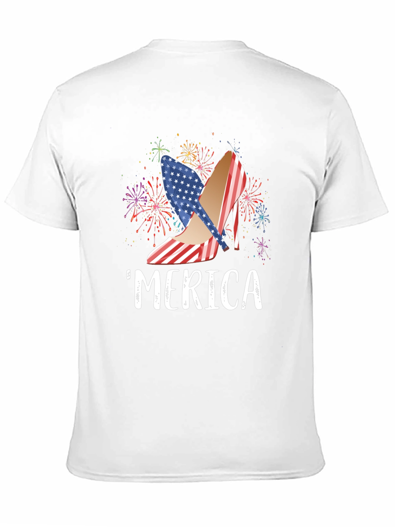 Patriotic Merica Heels USA Flag T-Shirt