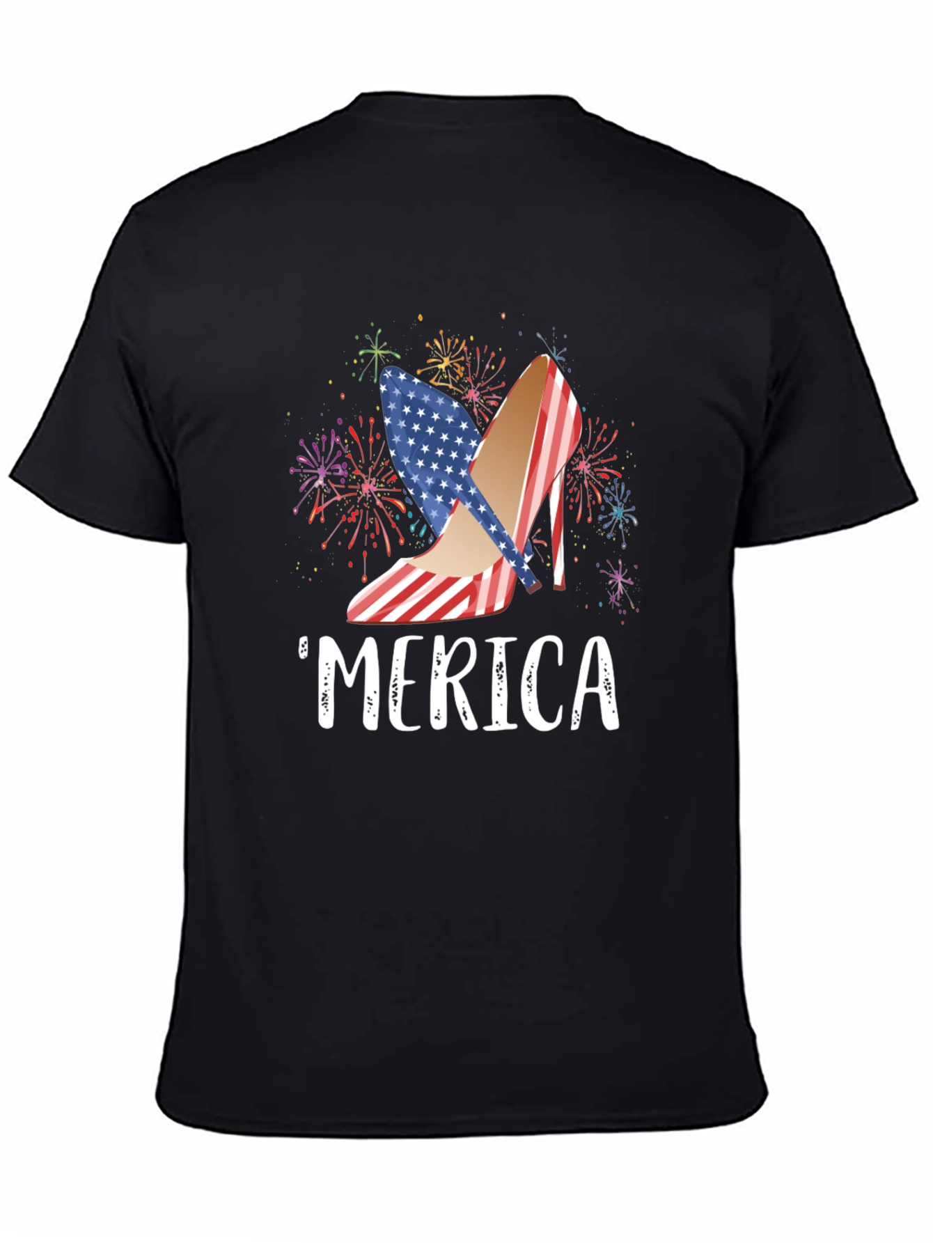 Patriotic Merica Heels USA Flag T-Shirt