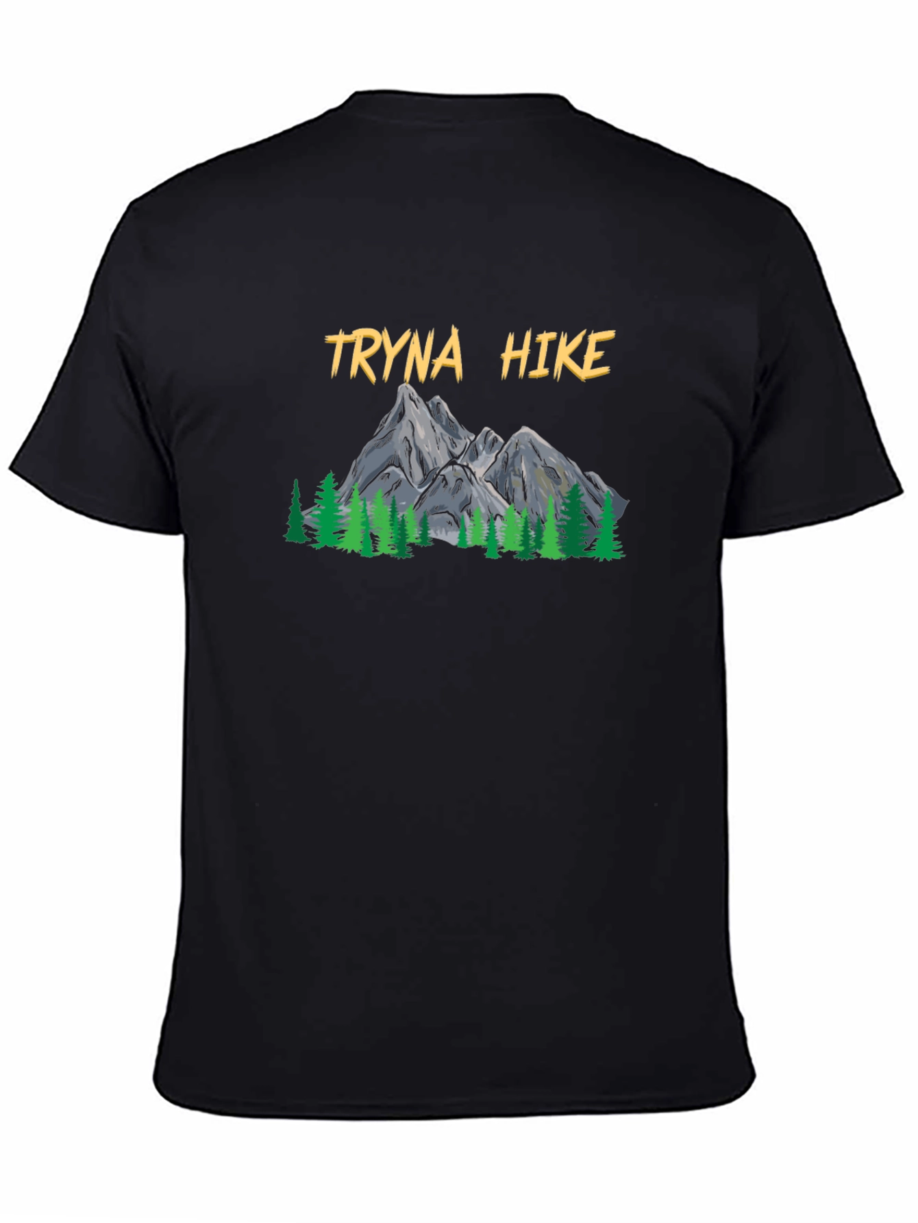 Tryna Hike Graphic T-Shirt - Outdoor Adventure Tee