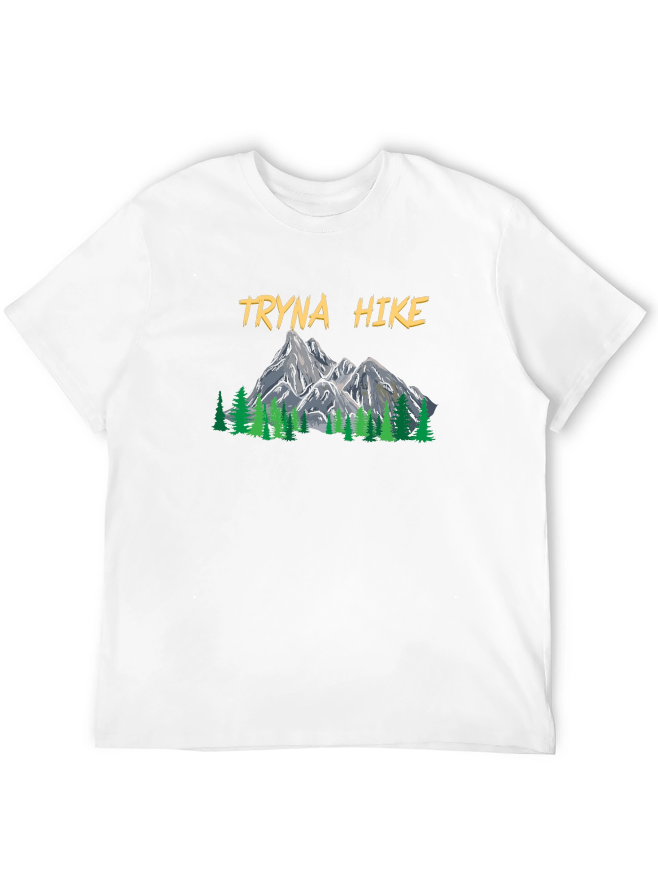 Tryna Hike Graphic T-Shirt - Outdoor Adventure Tee