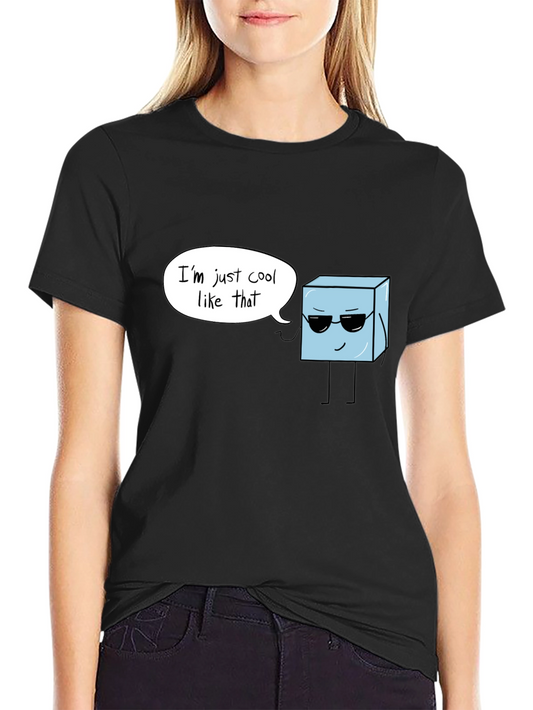 Cool Ice Cube Graphic Tee - Black Humor T-Shirt