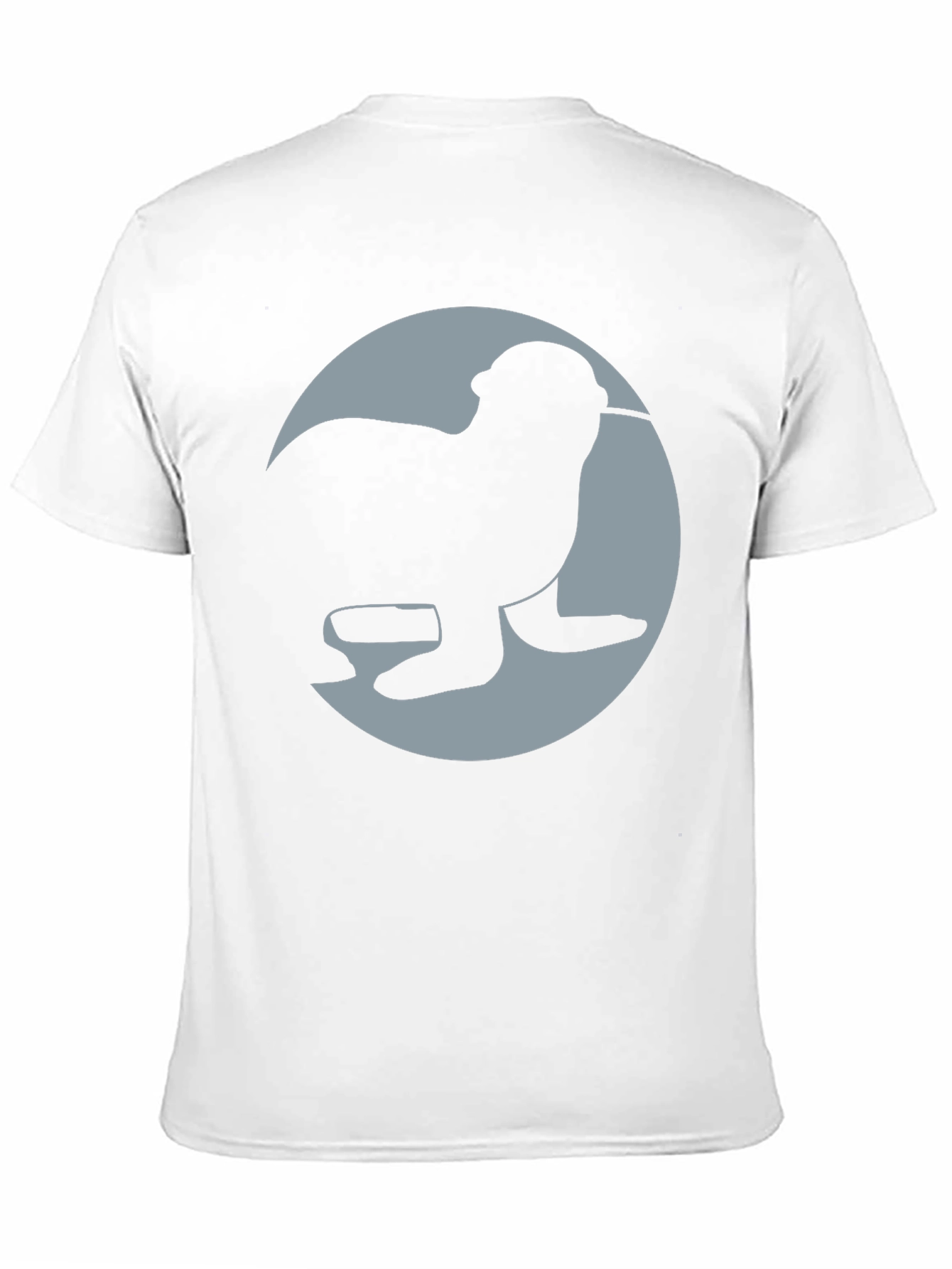 Seal Silhouette Graphic Tee - Black Casual Shirt