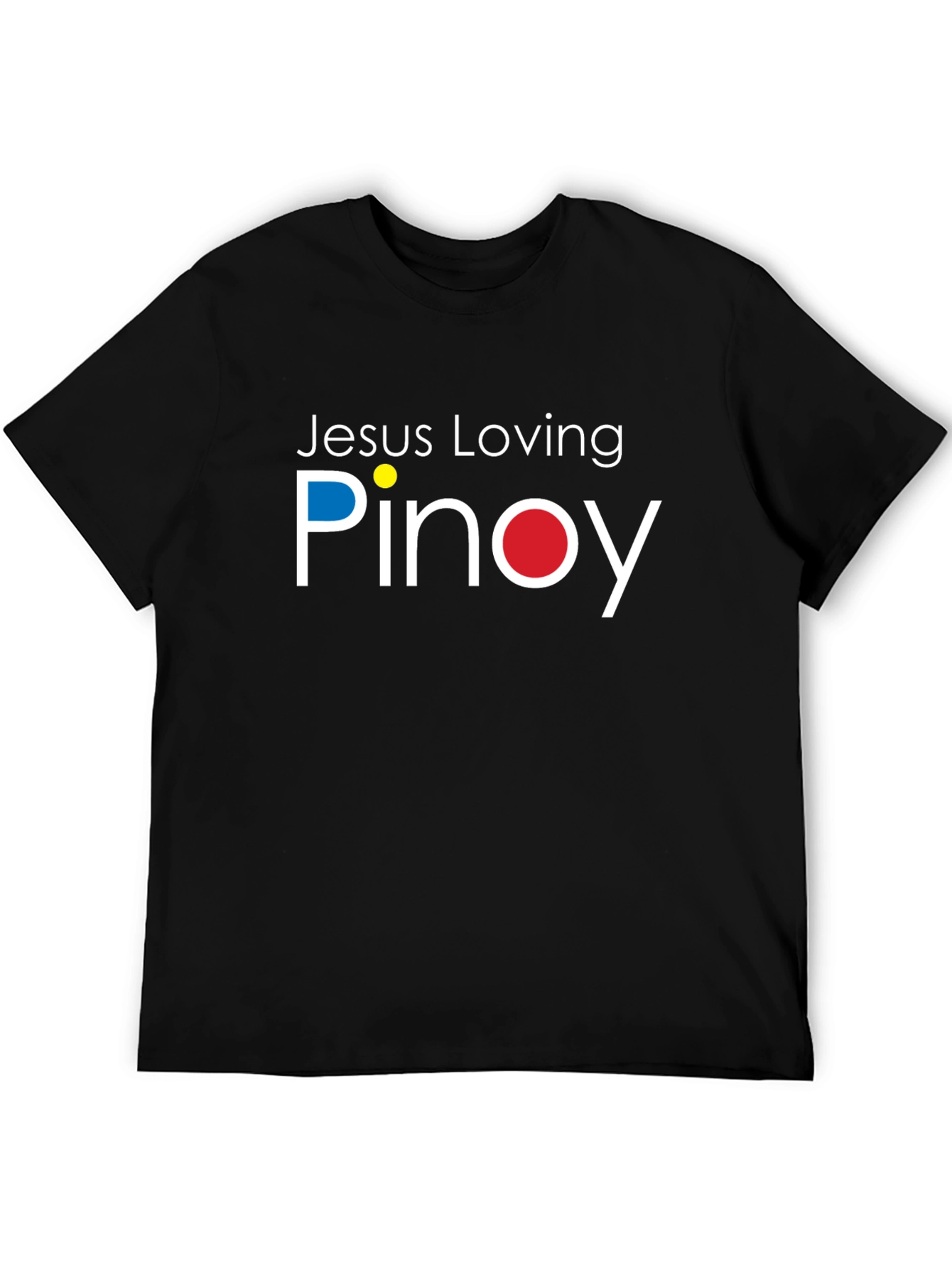 Jesus Loving Pinoy Black T-Shirt