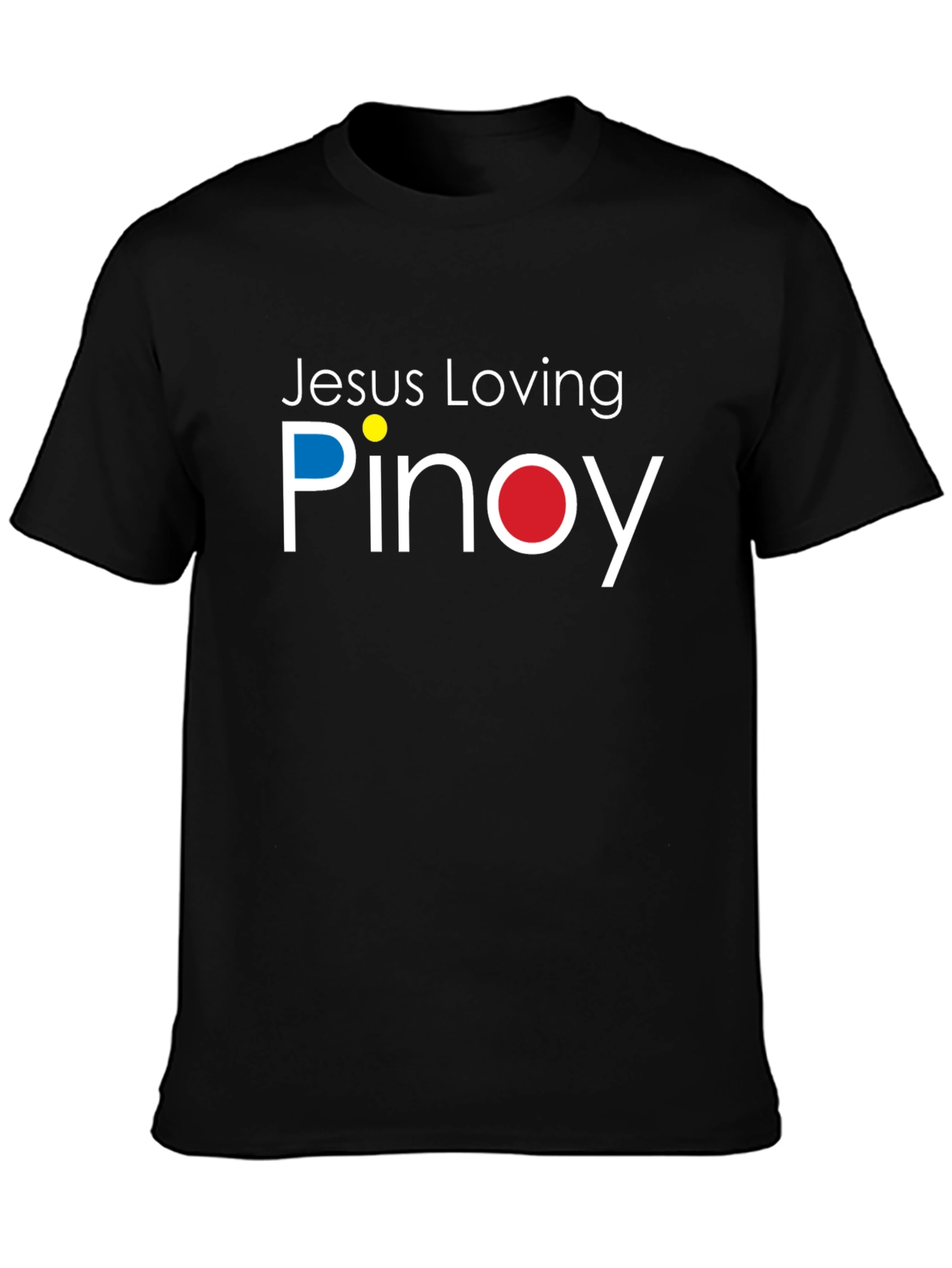 Jesus Loving Pinoy Black T-Shirt