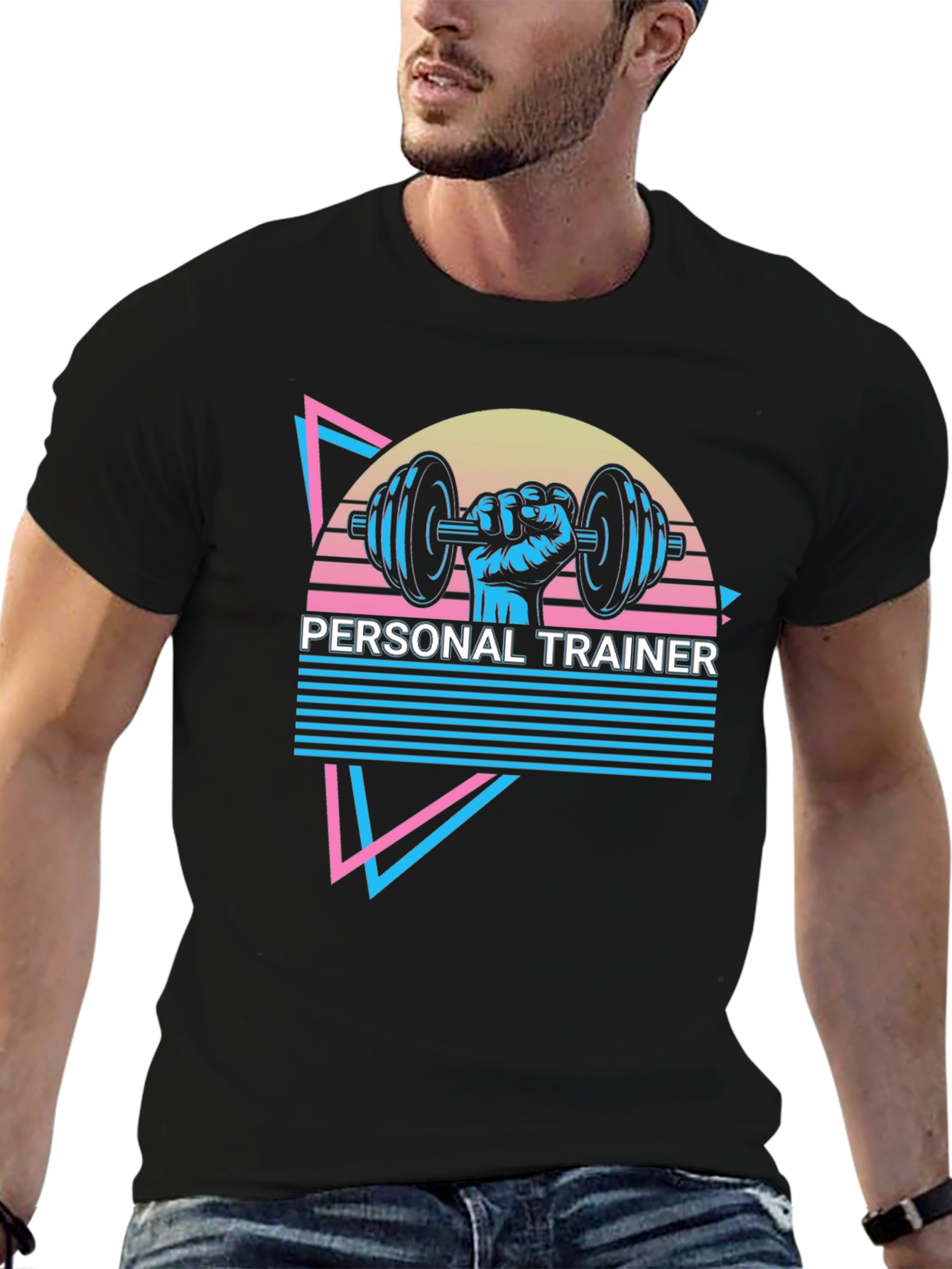 Retro Personal Trainer T-Shirt - Gym Fitness Apparel
