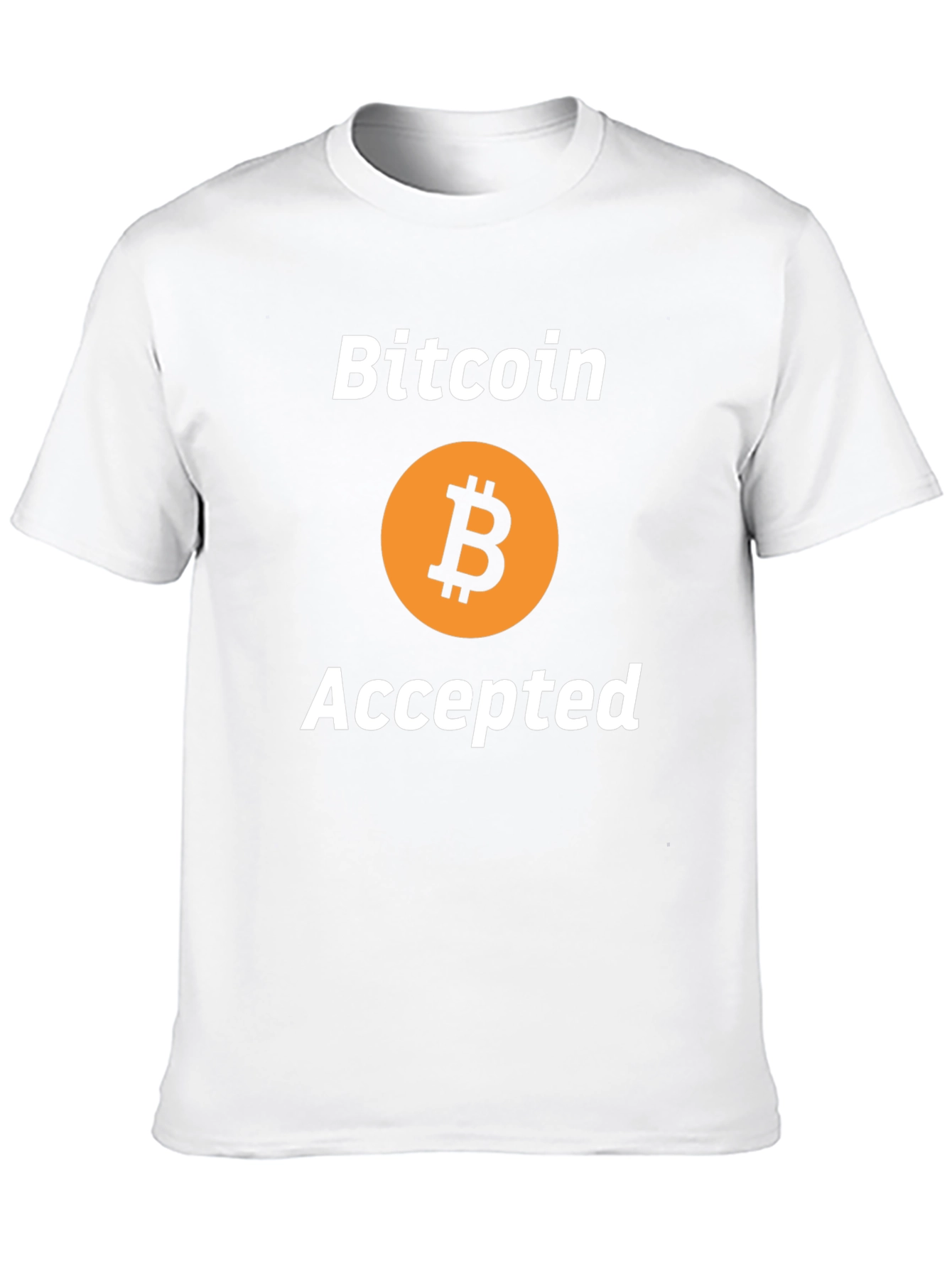 Bitcoin Accepted Black T-Shirt