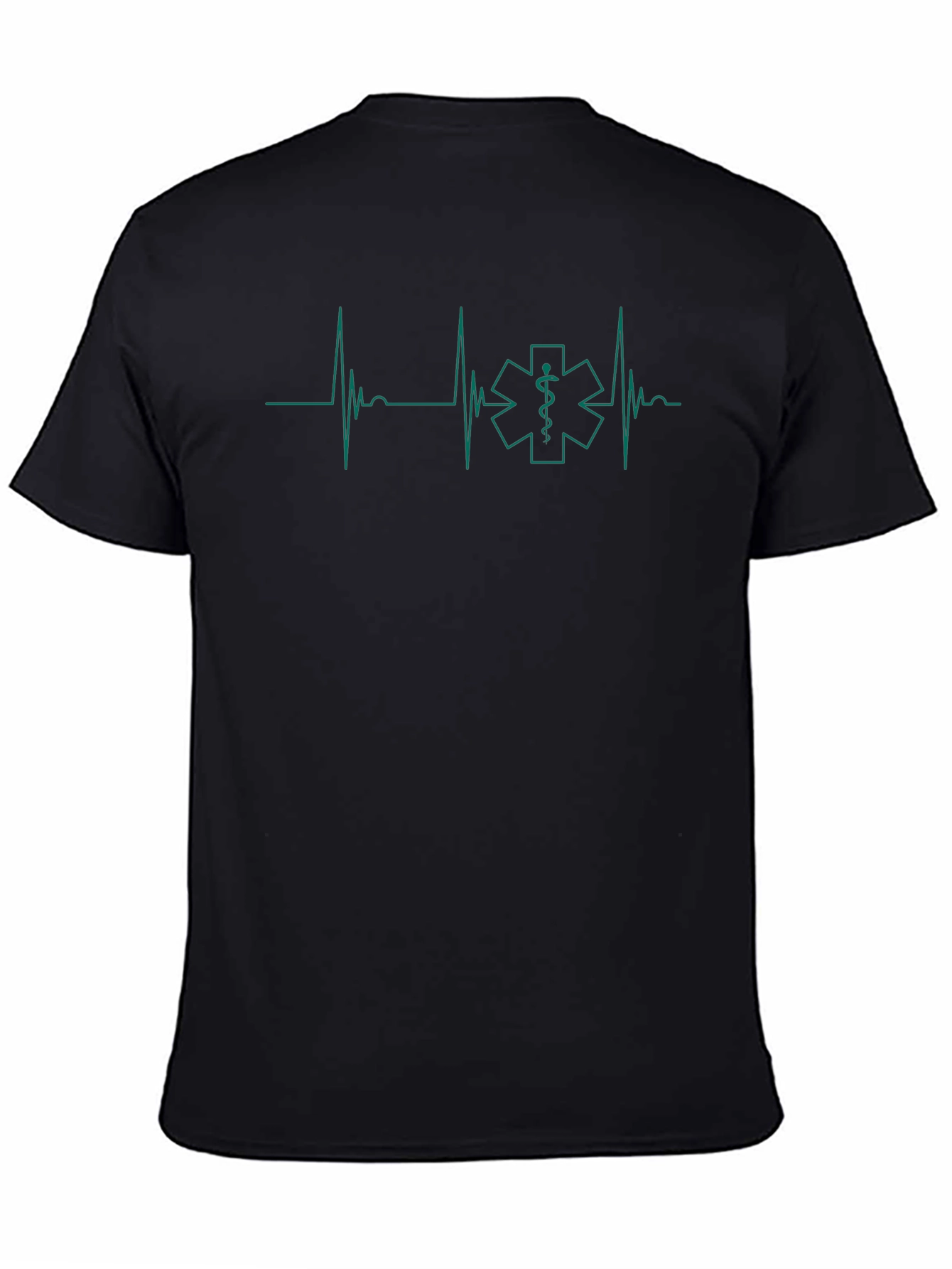 EMT Heartbeat T-Shirt - Star of Life Medical Tee