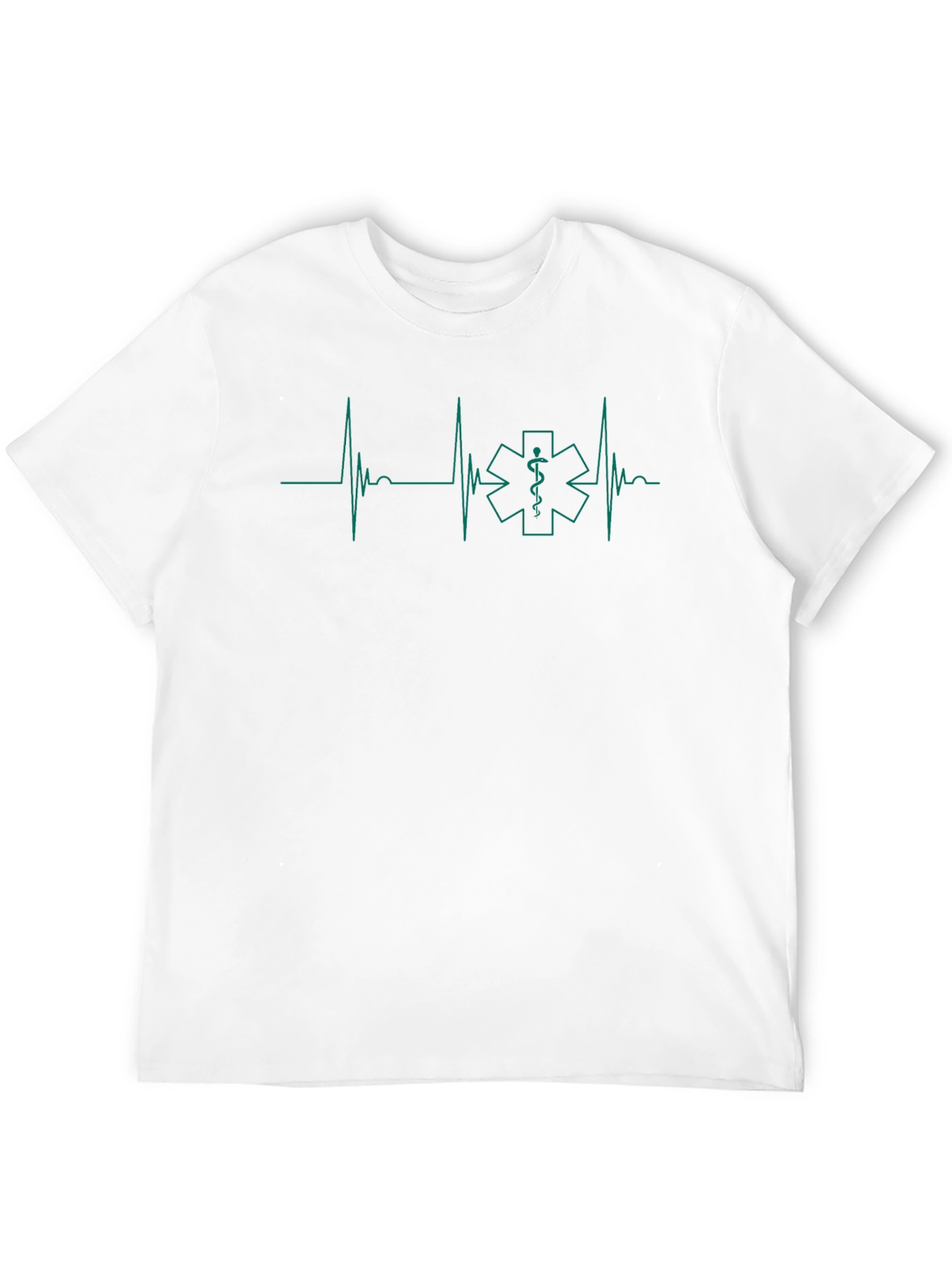 EMT Heartbeat T-Shirt - Star of Life Medical Tee