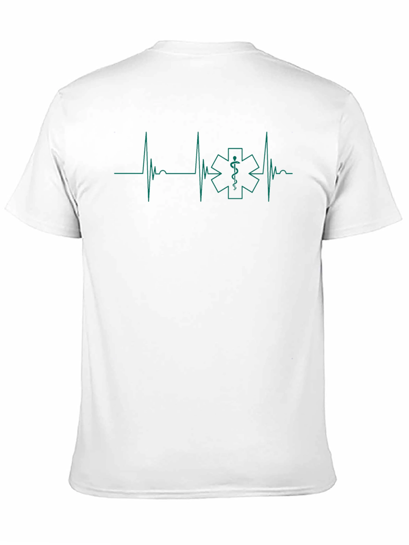 EMT Heartbeat T-Shirt - Star of Life Medical Tee
