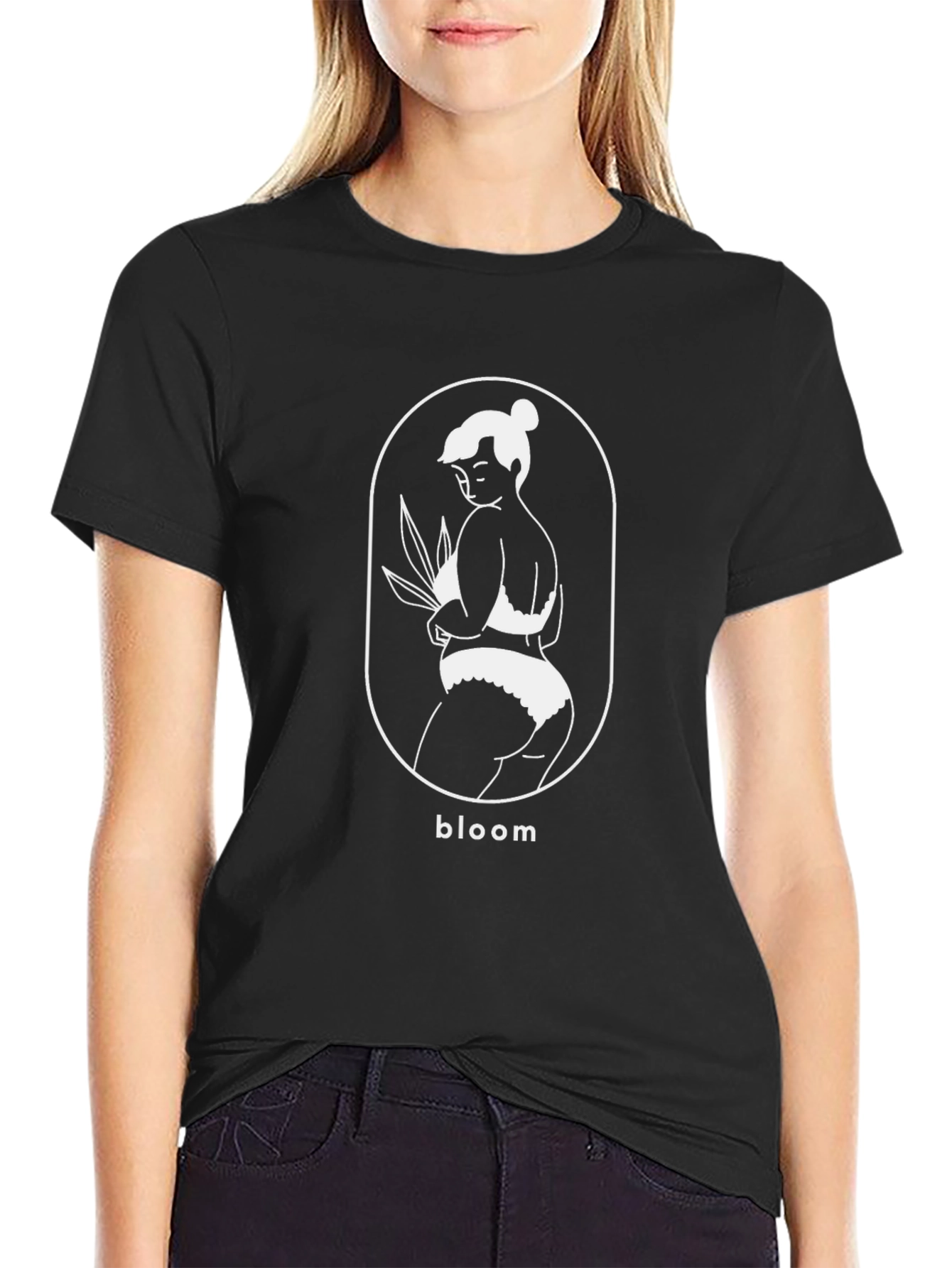 Bloom Graphic T-Shirt - Black