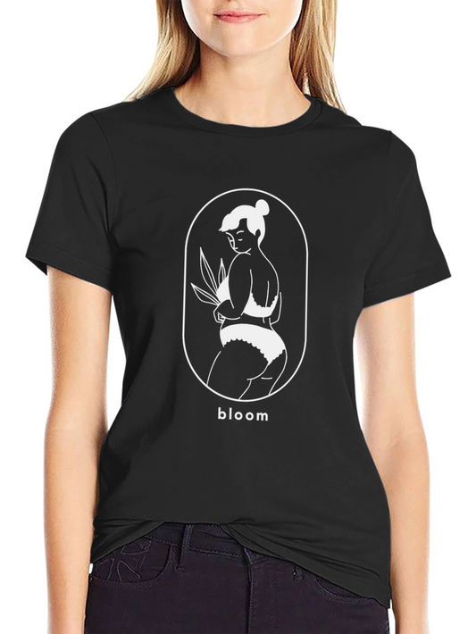 Bloom Graphic T-Shirt - Black