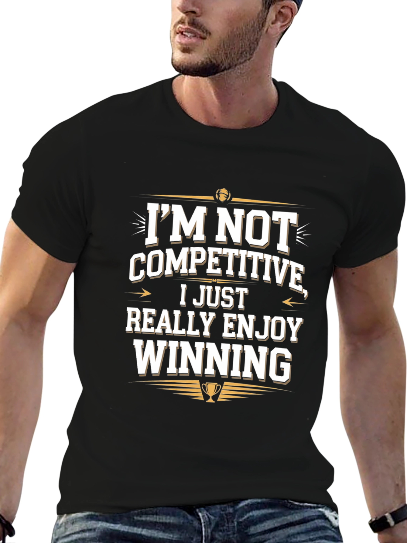 Winning Attitude Tee: Im Not Competitive
