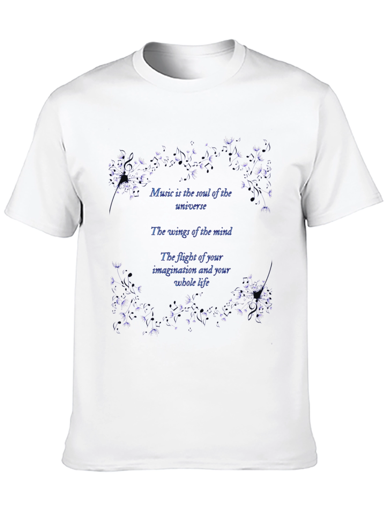 Inspirational Music Quote Graphic T-Shirt
