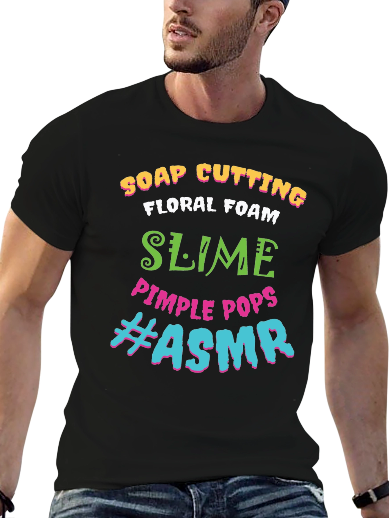 ASMR T-Shirt: Soap Cutting Slime Pimple Pops Tee