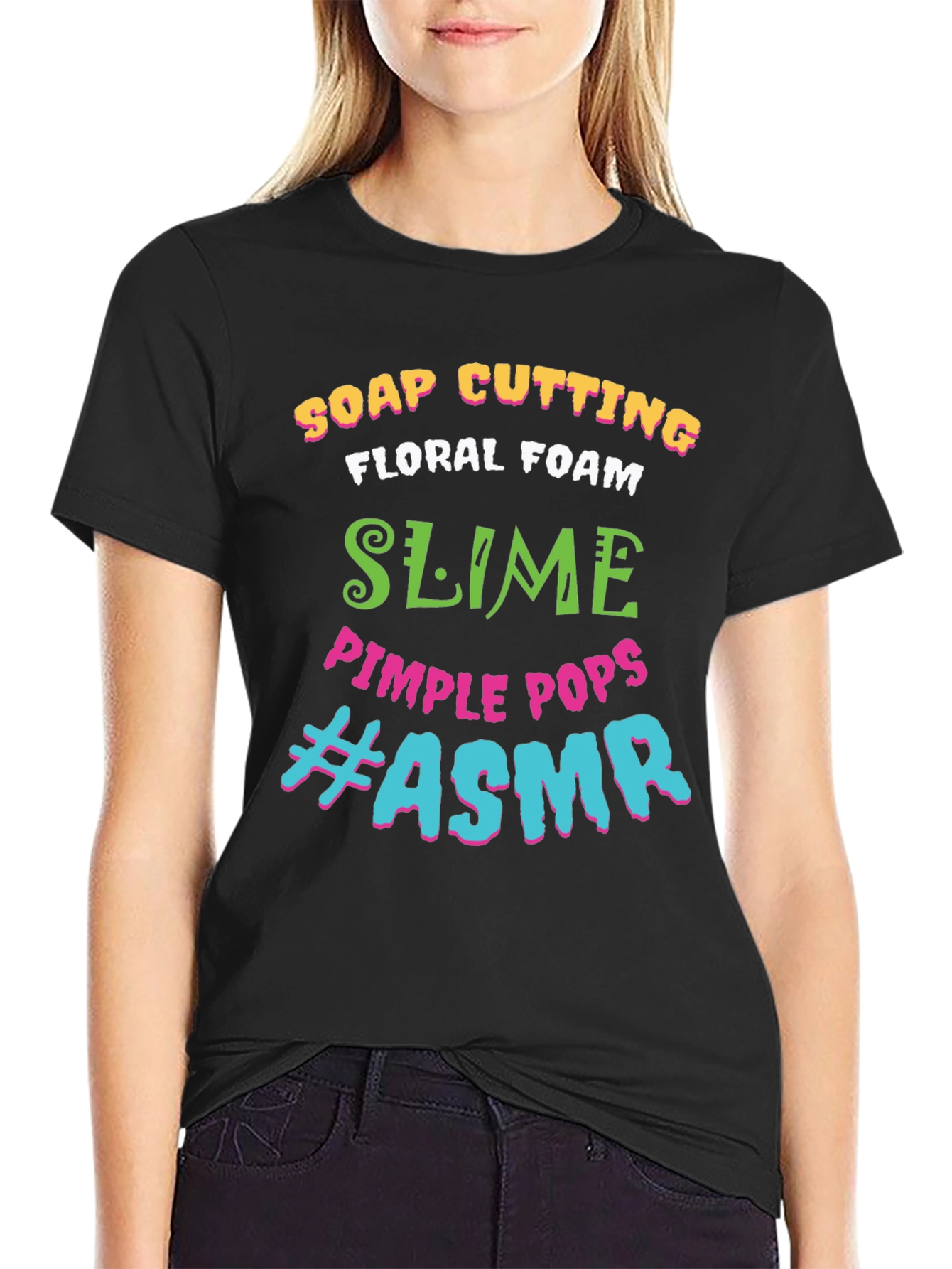 ASMR T-Shirt: Soap Cutting Slime Pimple Pops Tee