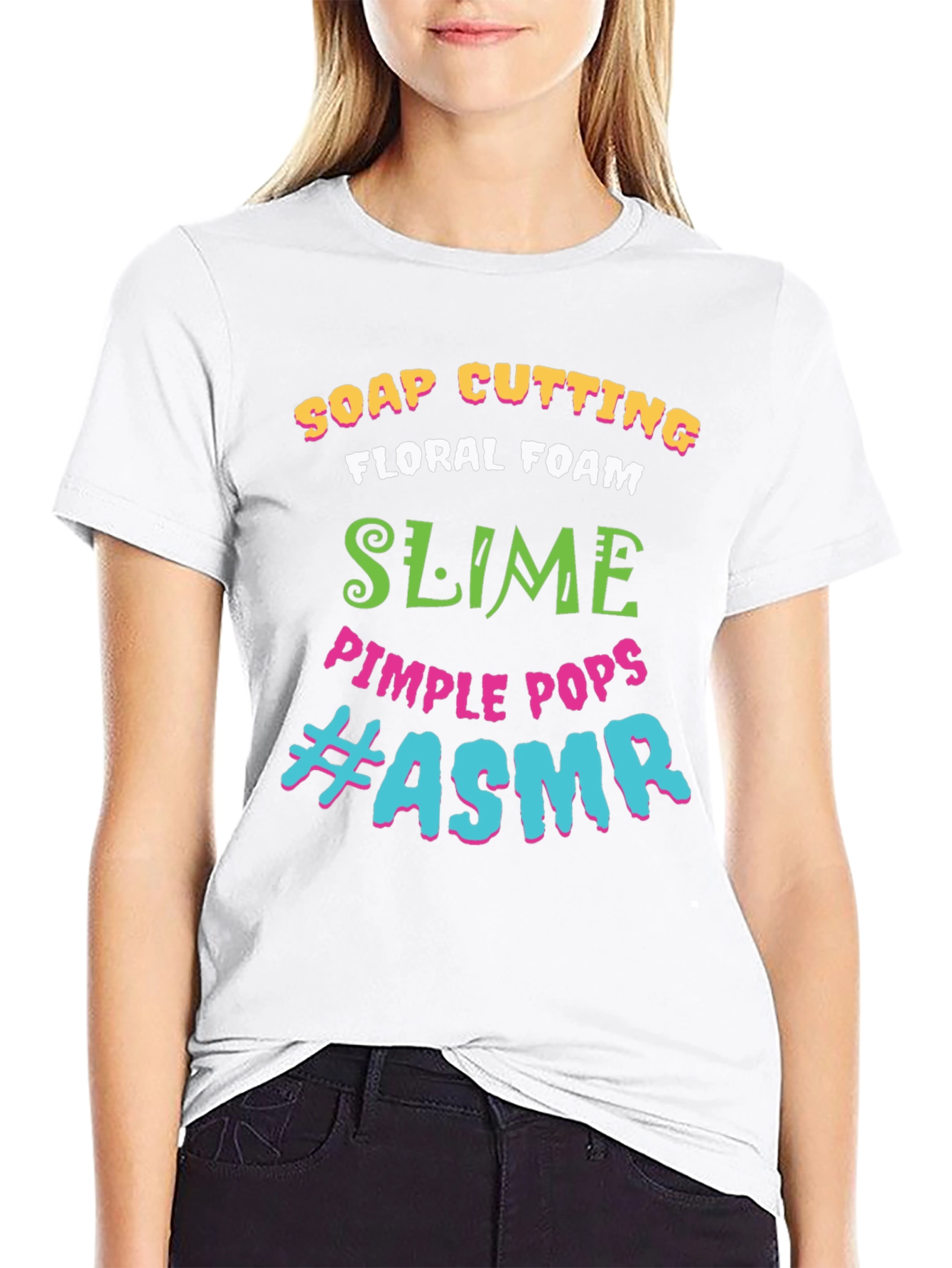ASMR T-Shirt: Soap Cutting Slime Pimple Pops Tee
