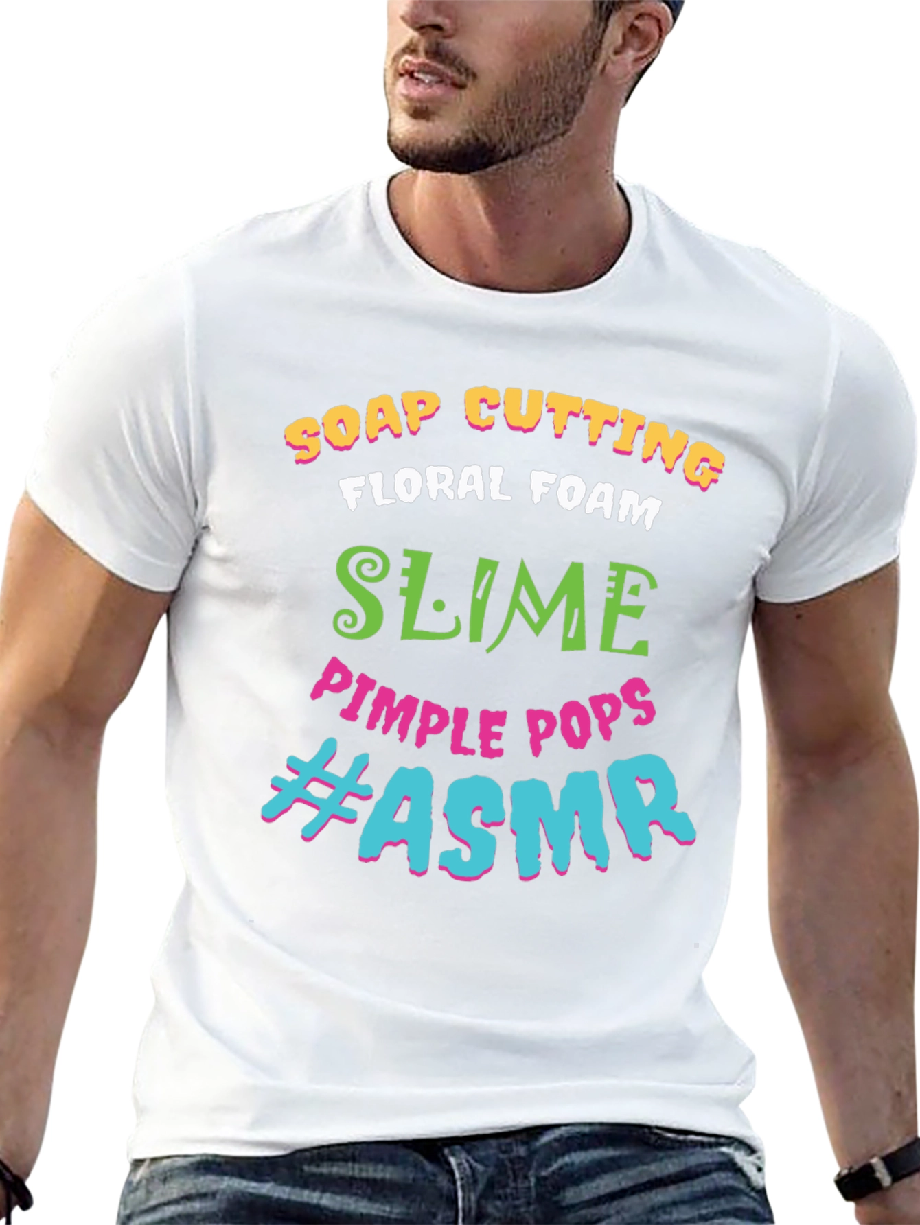 ASMR T-Shirt: Soap Cutting Slime Pimple Pops Tee