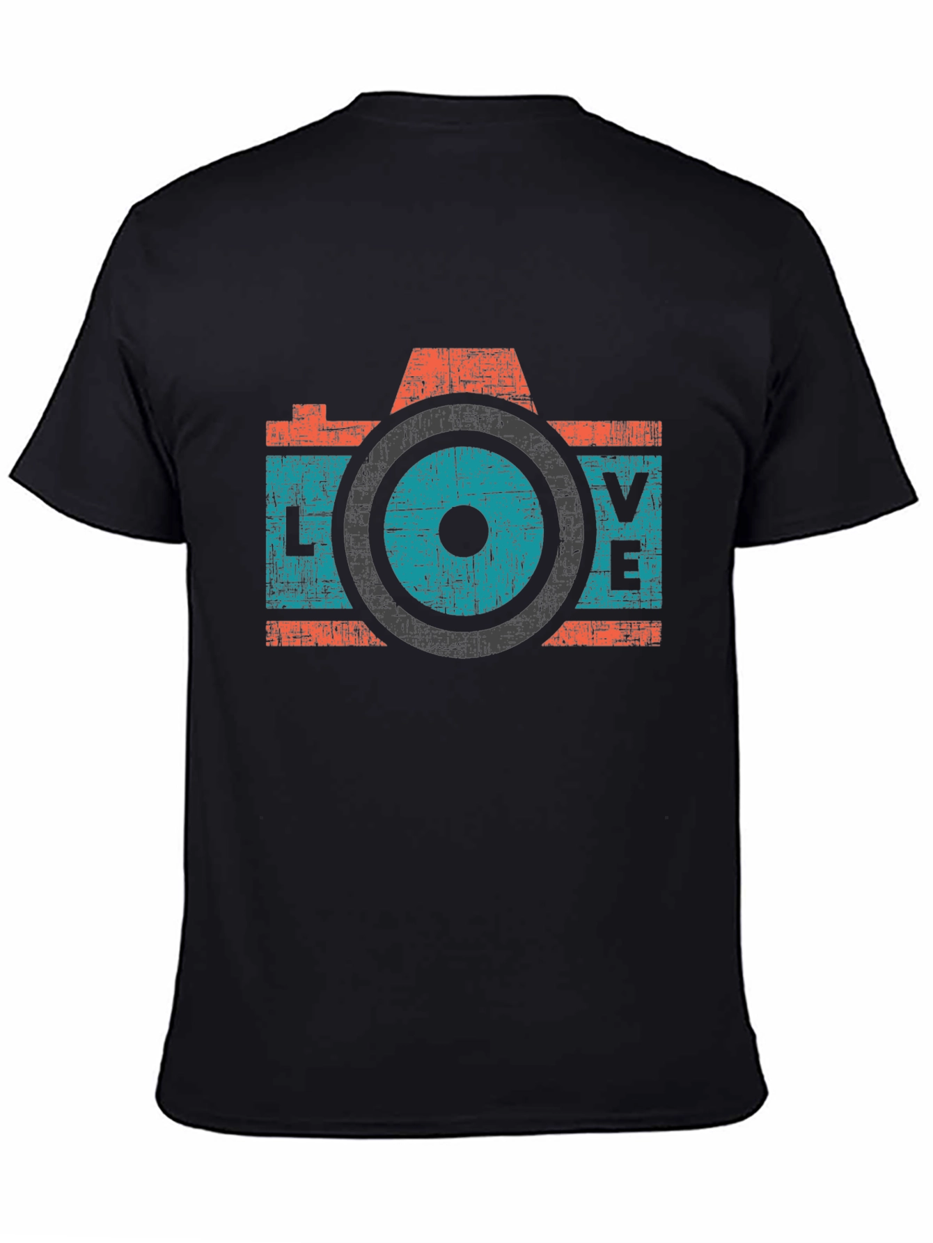 Retro Camera LOVE Graphic T-Shirt