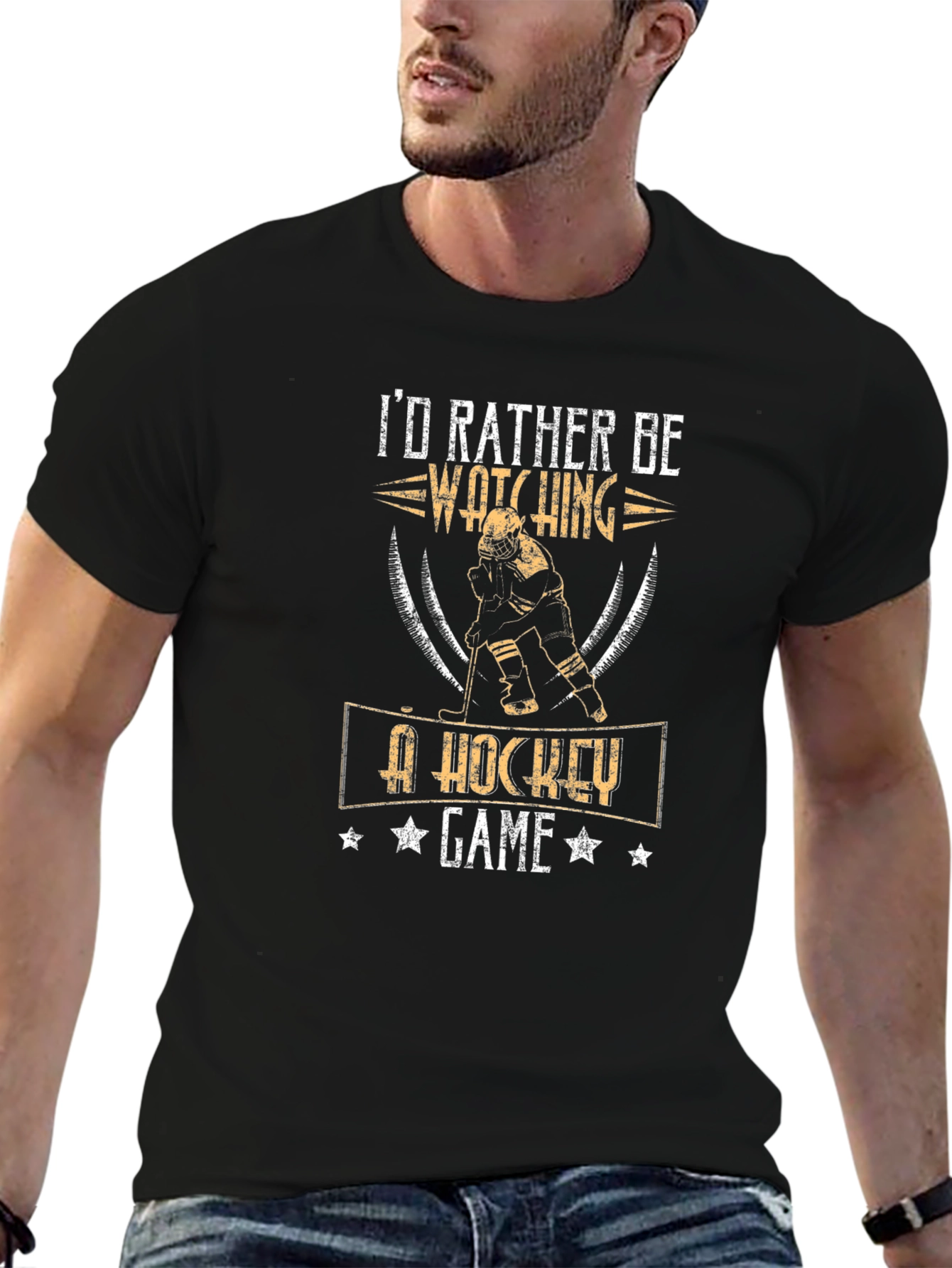 Id Rather Be Watching A Hockey Game T-Shirt