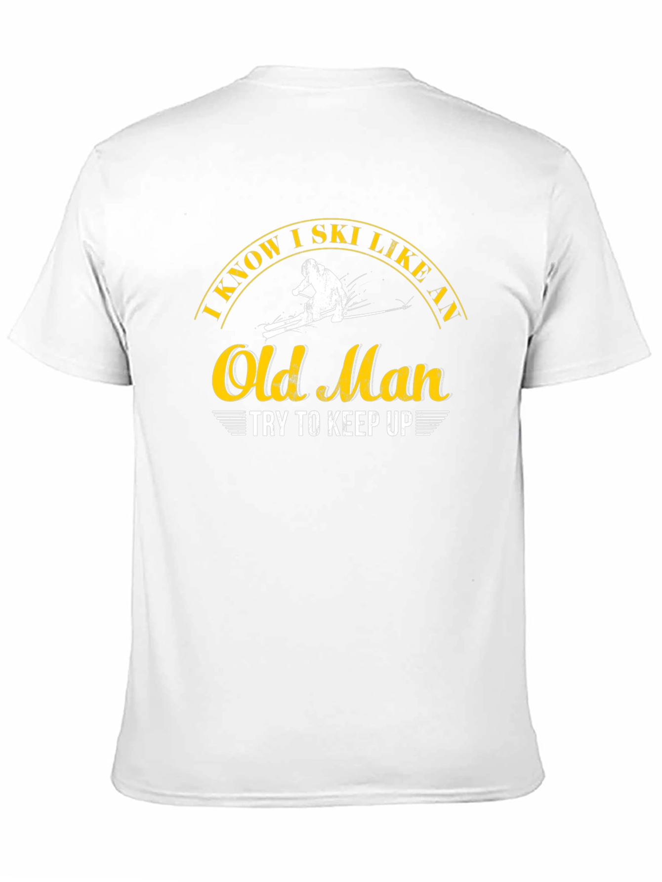 Funny Ski Old Man T-Shirt