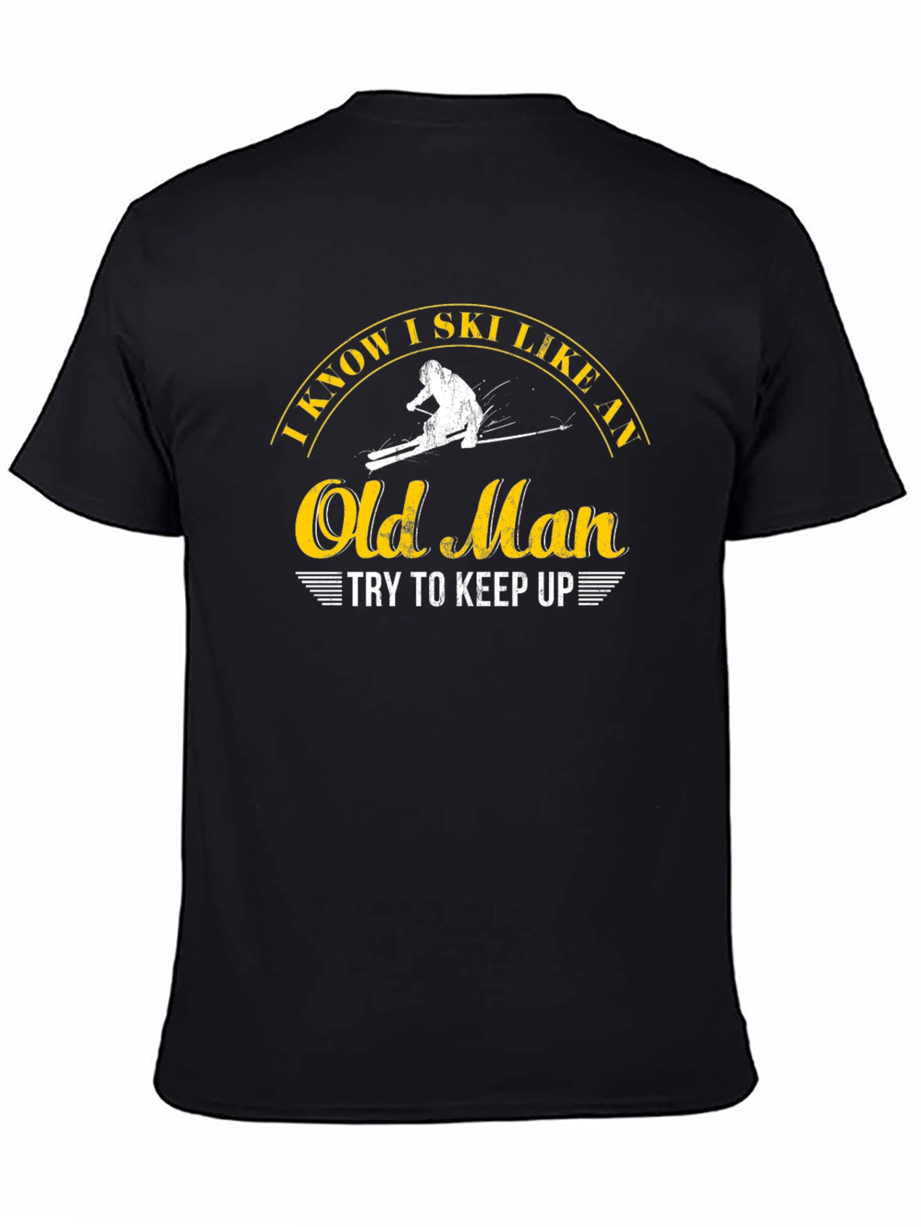 Funny Ski Old Man T-Shirt